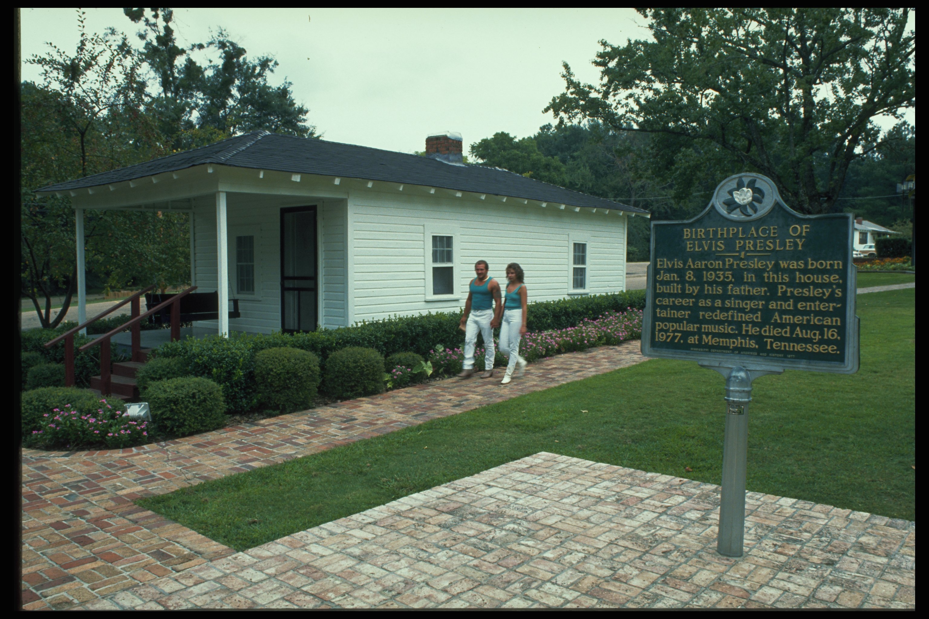 The Tupelo, Mississippi home of Elvis Presley. | Source: Getty Images