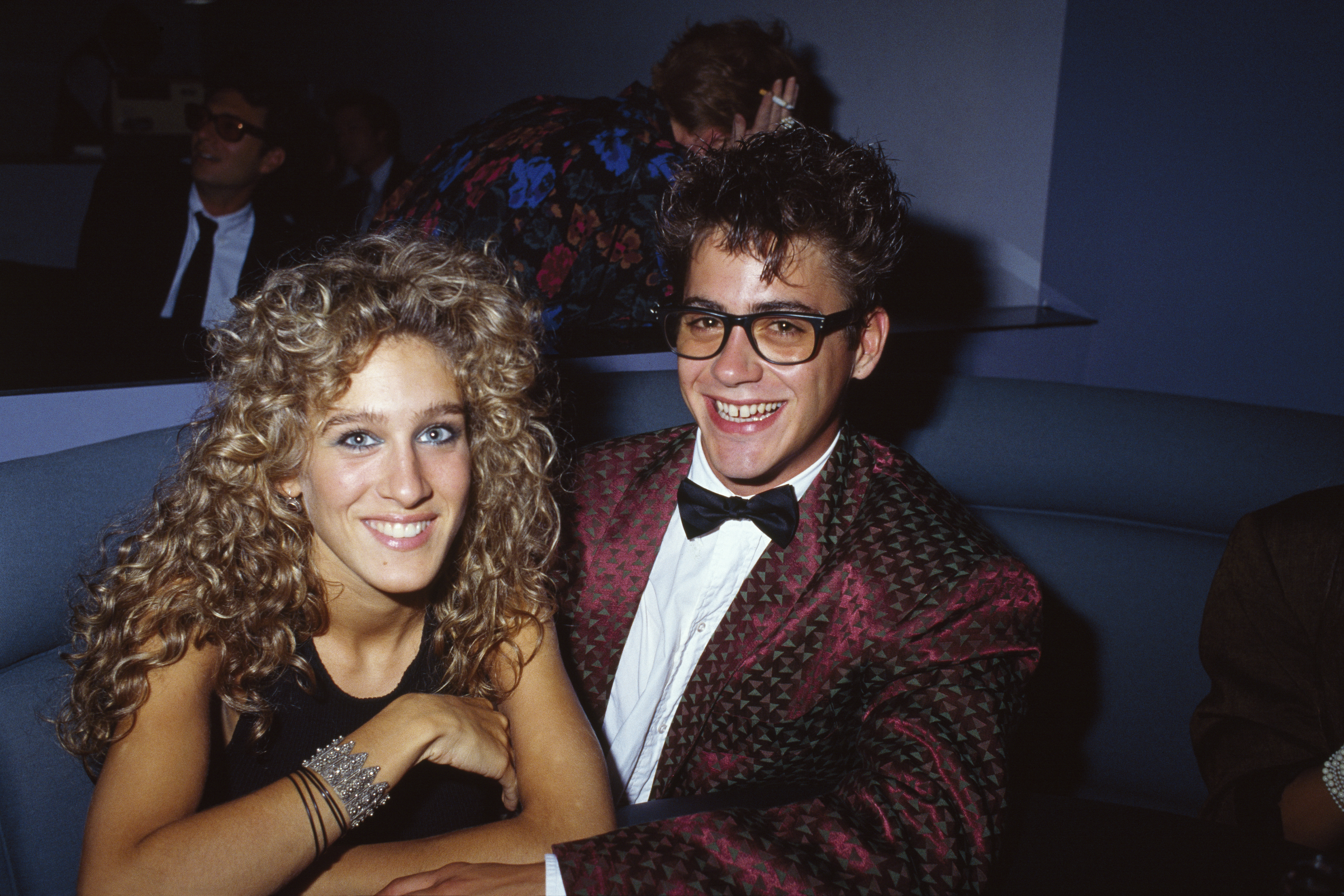 Sarah Jessica Parker and Robert Downey Jr., in 1985. | Source: Getty Images