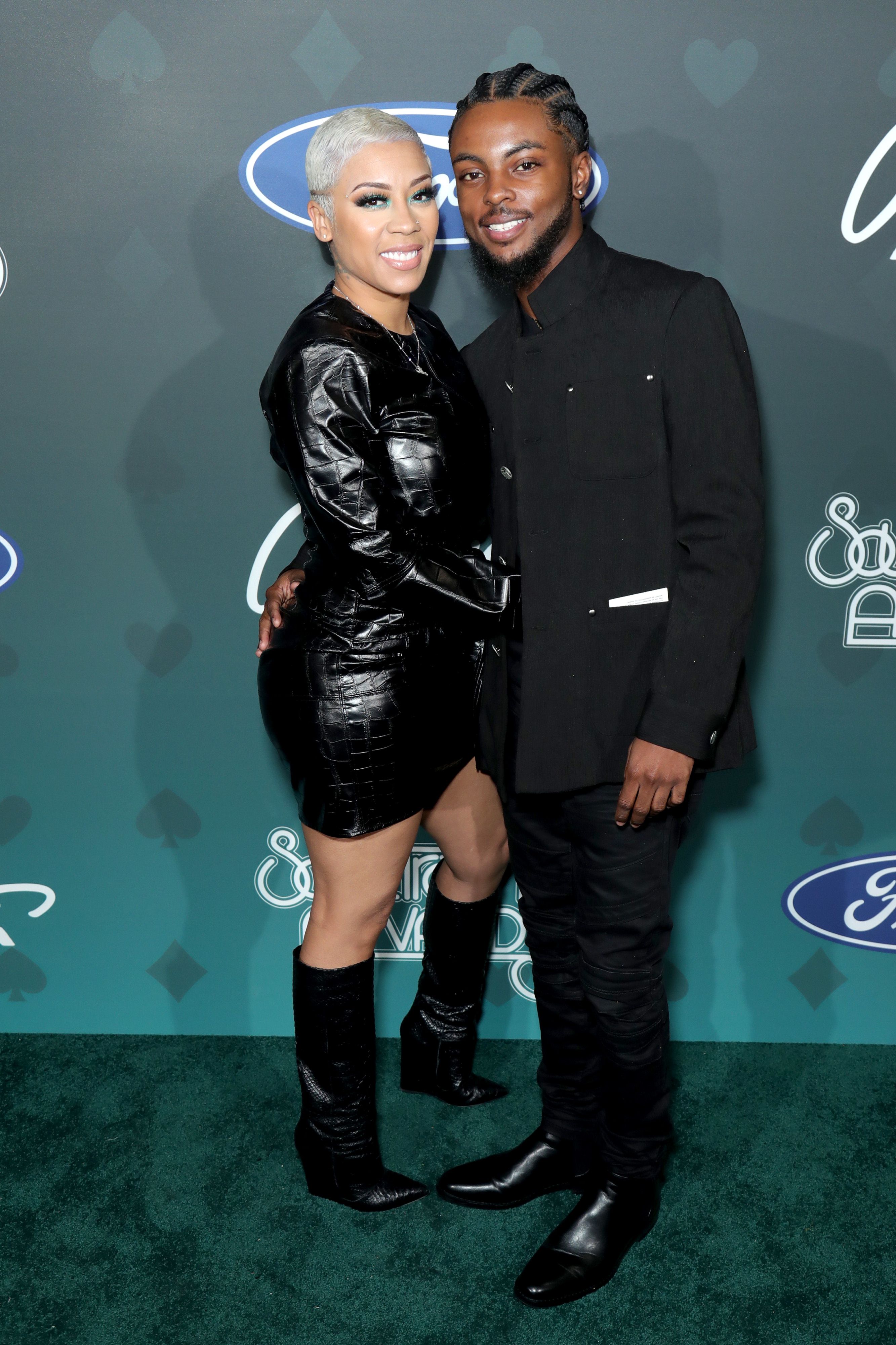 Keyshia Cole and Niko Khale pose backstage at the 2019 Soul Train Awards presented by BET at the Orleans Arena on November 17, 2019 | Photo: Getty images