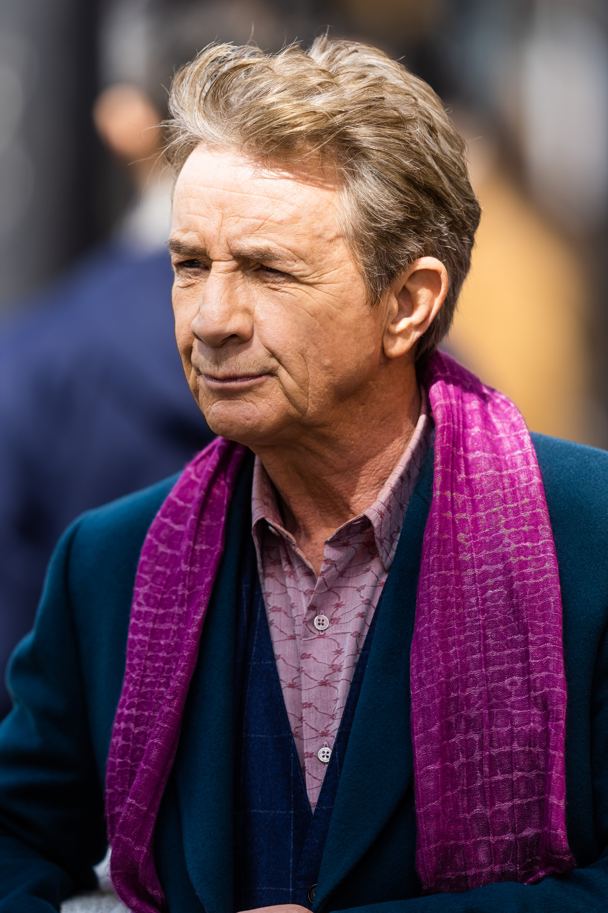 Martin Short is seen filming "Only Murders in the Building" in New York City on March 17, 2023 | Source: Getty Images