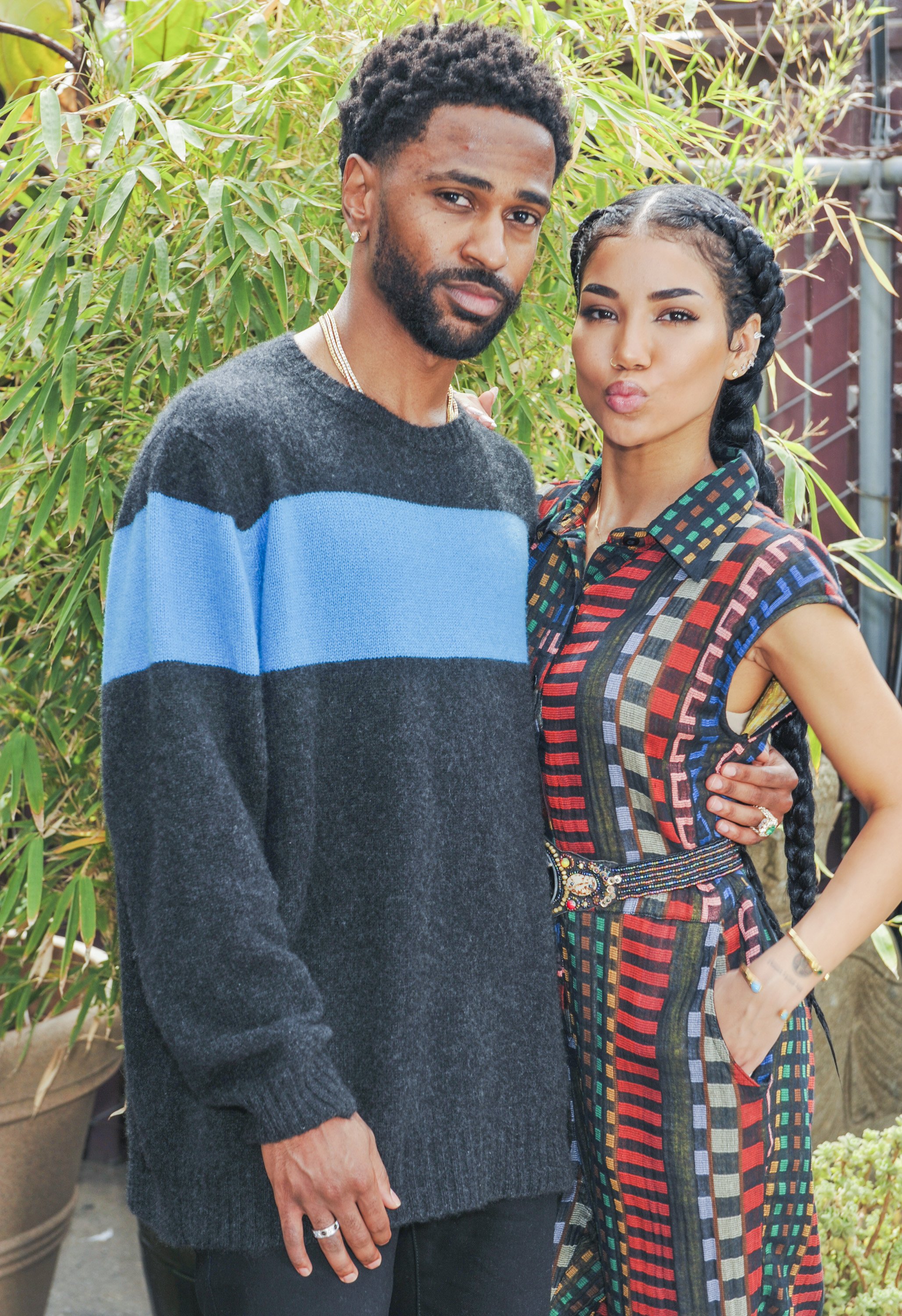 Big Sean and his girlfriend Jhene Aiko at the NAMI West LA Moroccan Gala Honoring Jhene Aiko on May 20, 2018 | Source: Getty Images
