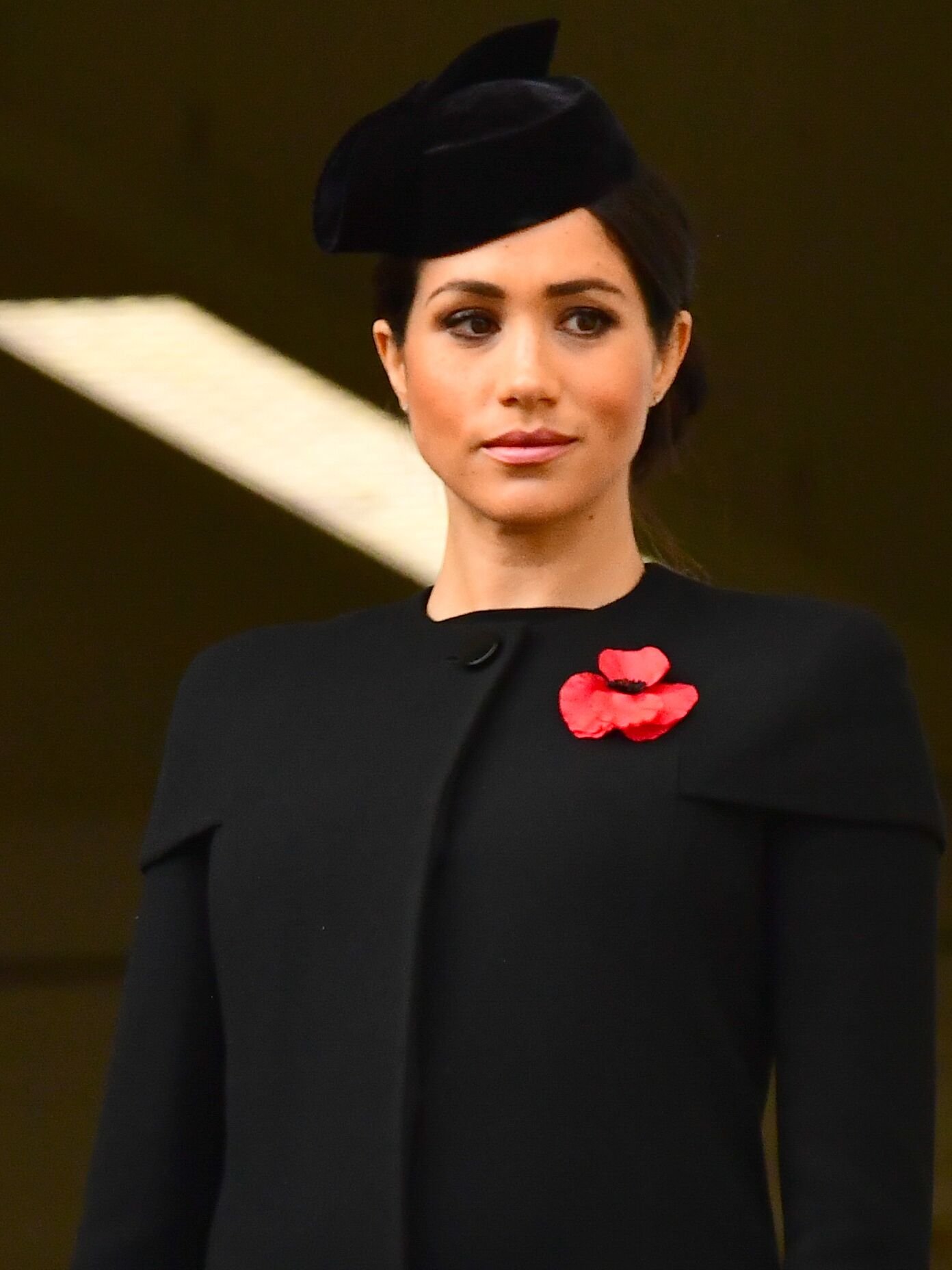 Meghan Markle attends the annual Remembrance Sunday memorial. | Source: Getty Images