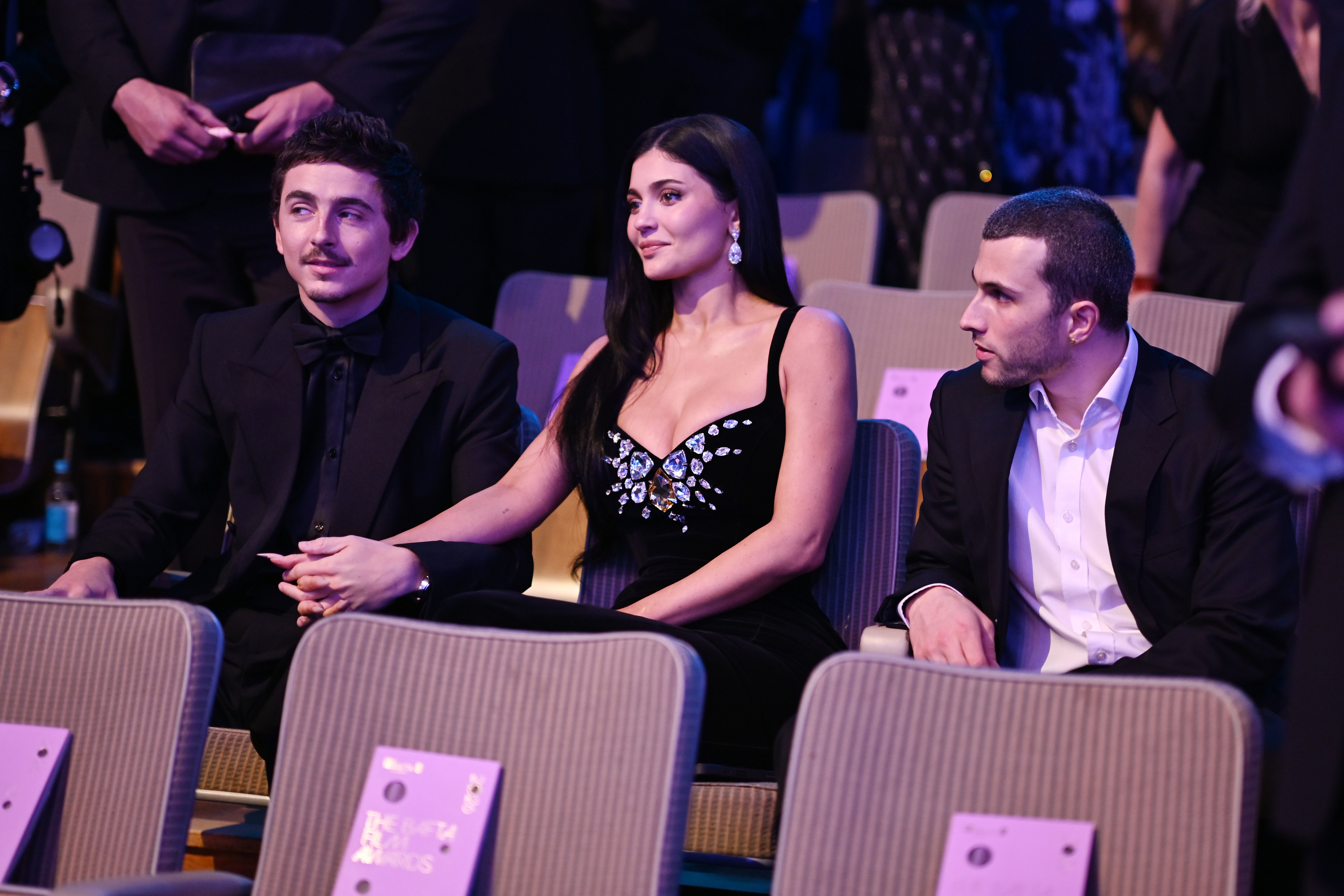 Timothée Chalamet and Kylie Jenner attend the 79th BAFTA Film Awards at The Royal Festival Hall on February 22, 2026, in London, England | Source: Getty Images