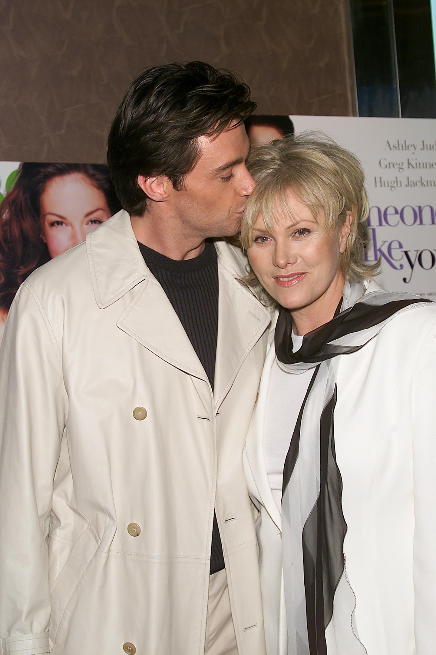 Hugh Jackman and Deborra-Lee Furness at the "Someone Like You" premiere in New York City, 2001 | Source: Getty Images