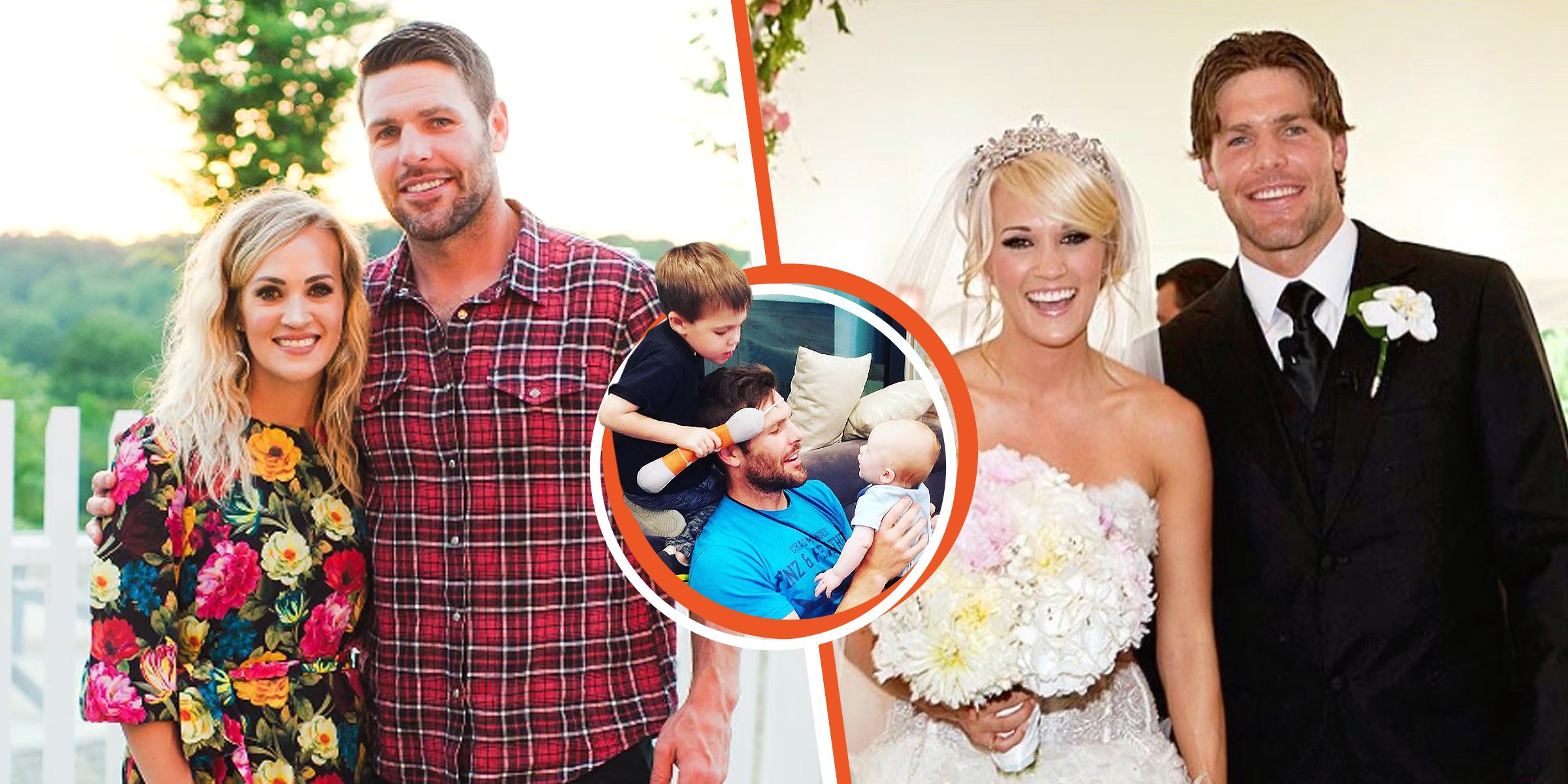 Mike Fisher and Carrie Underwood | Mike Fisher and Carrie Underwood | Isaiah, Mike, and Jacob Fisher | Source: www.instagram.com/carrieunderwood/ | www.instagram.com/mfisher1212/ |people.com/country/carrie-underwood-mike-fisher-love-story-details/