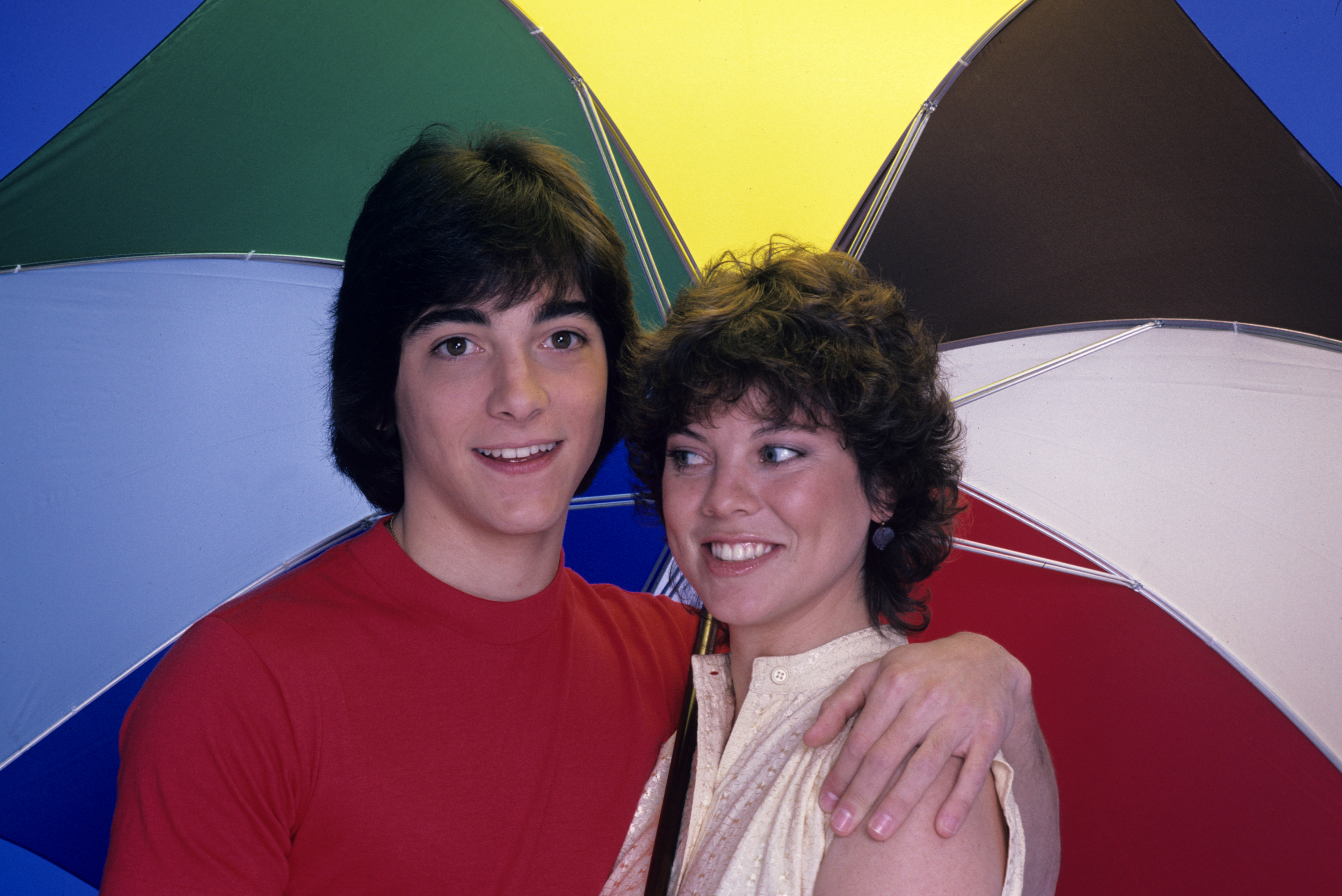 Scott Baio and Erin Moran on "Happy Days" in 1982 | Source: Getty Images