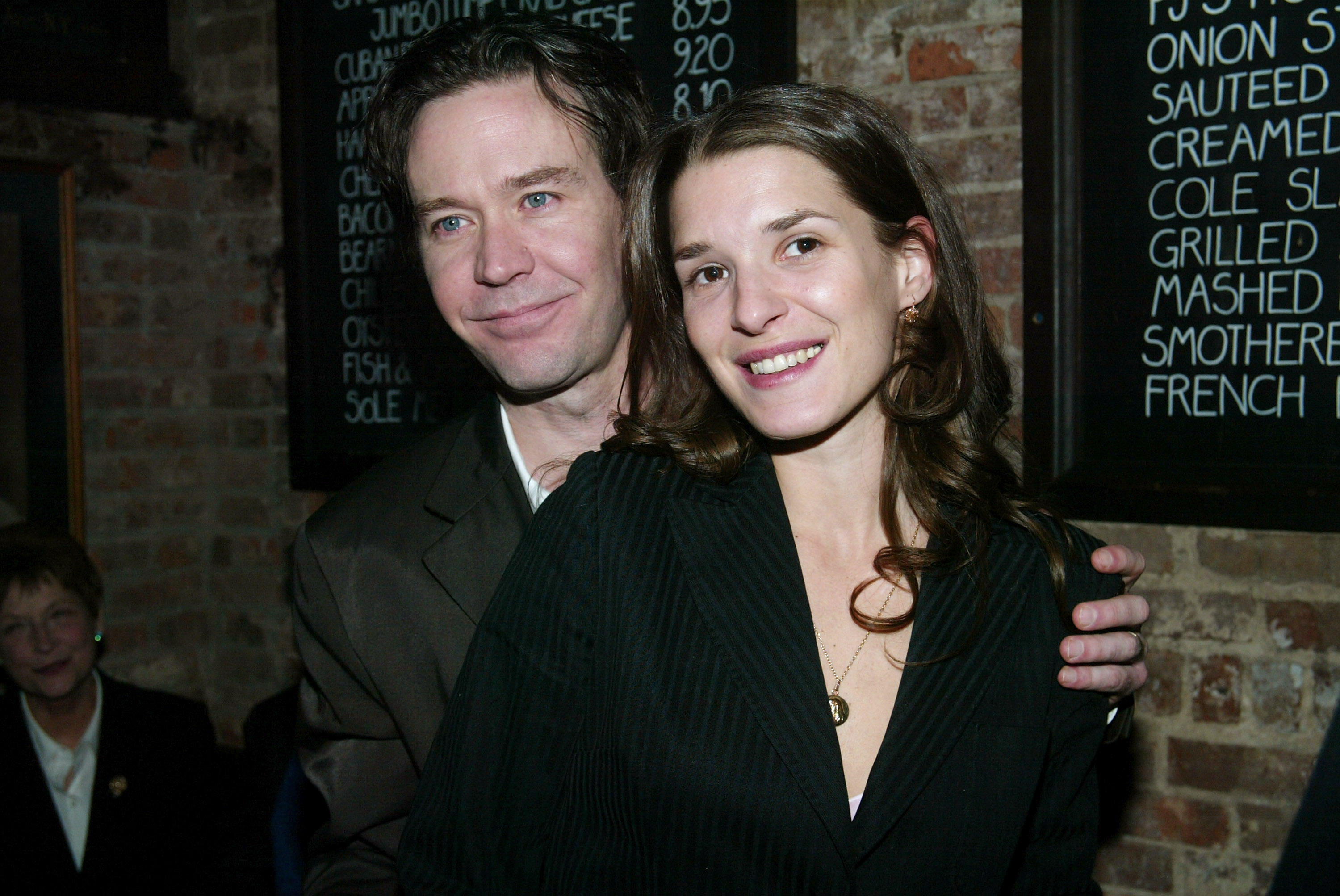 Timothy Hutton and Aurore Giscard d'Estaing at Esquire Magazine's 70th Anniversary in 2003, in New York City. | Source: Getty Images