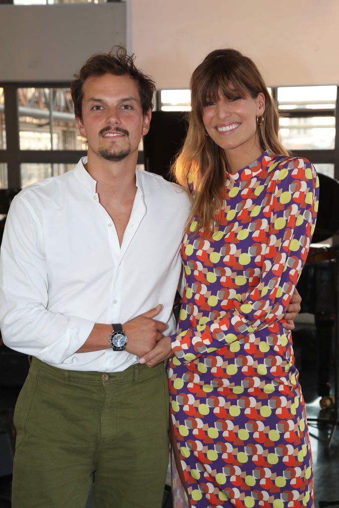 Laury Thilleman (R) and her companion Juan Arbelaez (L) attend the Oriental Song Festival at the Institut du Monde Arabe on September 3, 2021 in Paris, France.  |  Photo: Getty Images