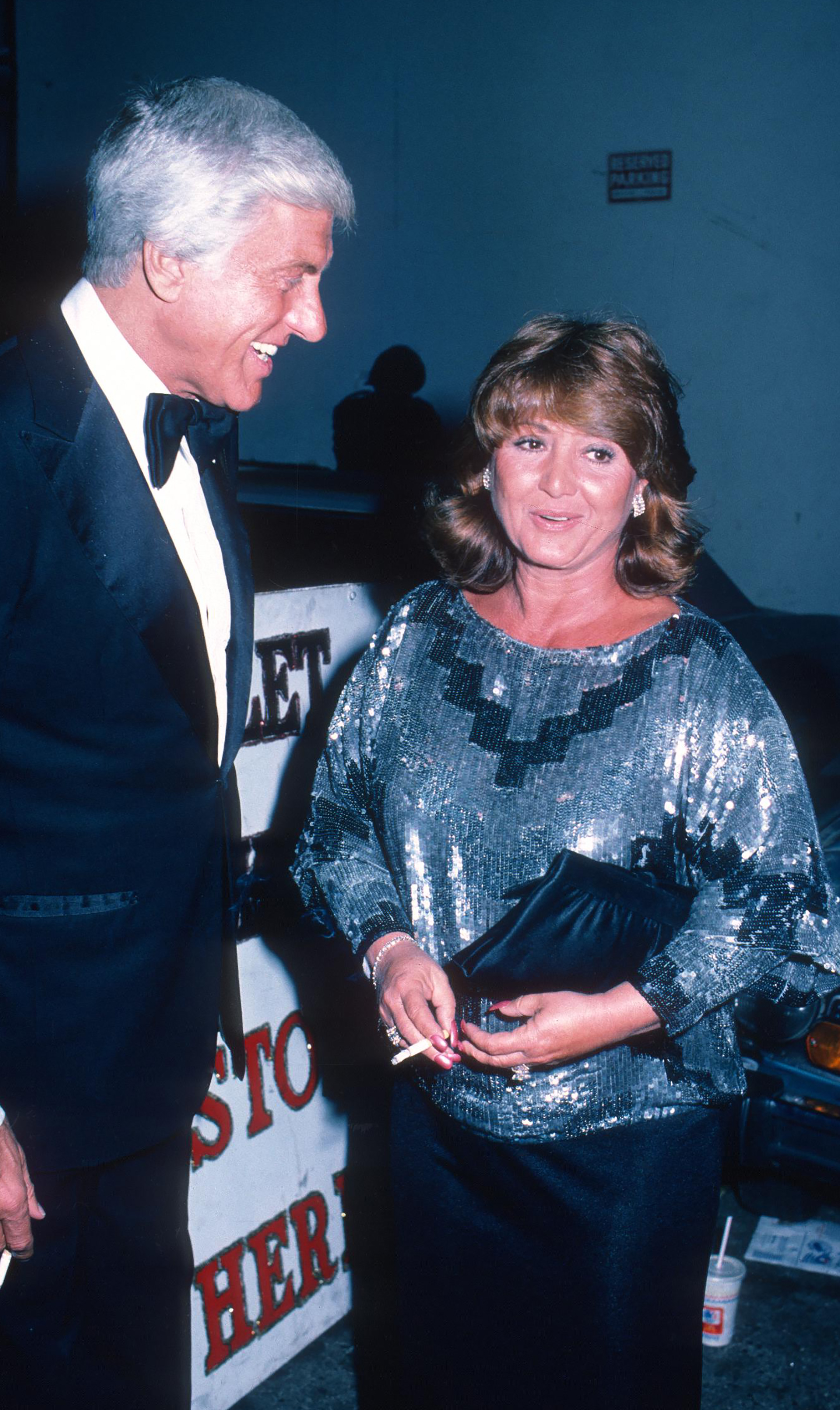 Dick Van Dyke and Michelle Triola attend 15th Annual Los Angeles Drama Critics Circle Awards at Variety Arts Center in Los Angeles, California on April 2, 1984. | Source: Getty Images