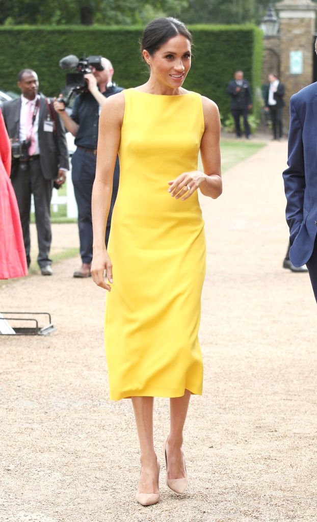 Meghan, duchesse de Sussex assiste à la réception de votre défi jeunesse du Commonwealth à Marlborough House le 05 juillet 2018 à Londres, en Angleterre. | Photo : Getty Images