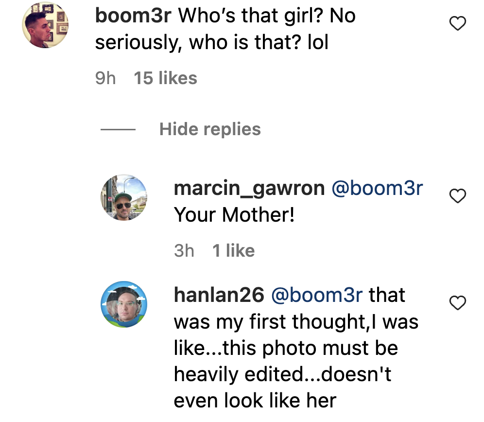 Confused comments on Madonna’s Instagram post. | Source: Instagram/madonna