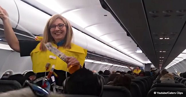 'World's funniest' flight attendant goes viral after turning safety announcement into comedy show