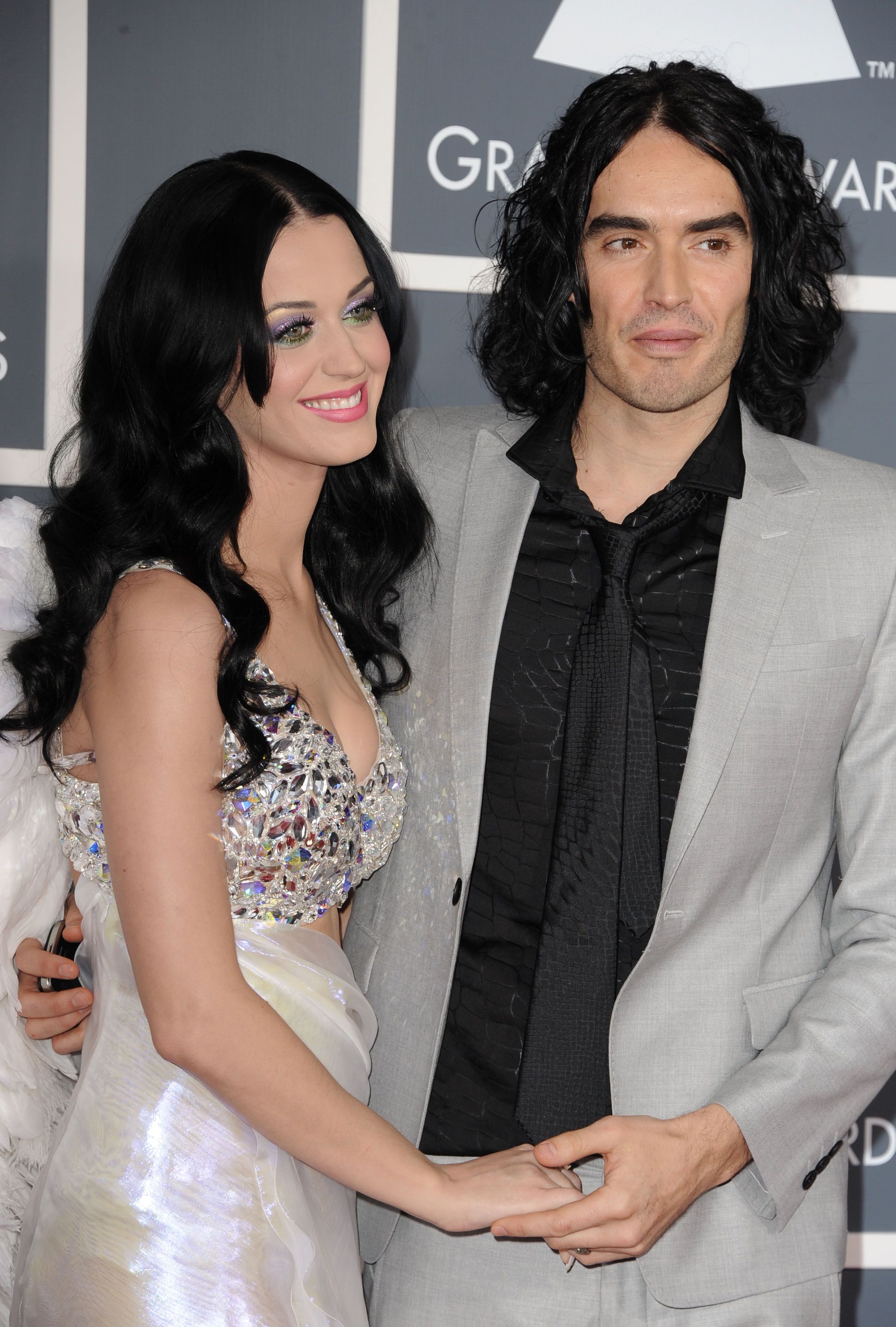 Katy Perry and Russell Brand at the 53rd Annual Grammy Awards in 2011 in Los Angeles, California | Source: Getty Images