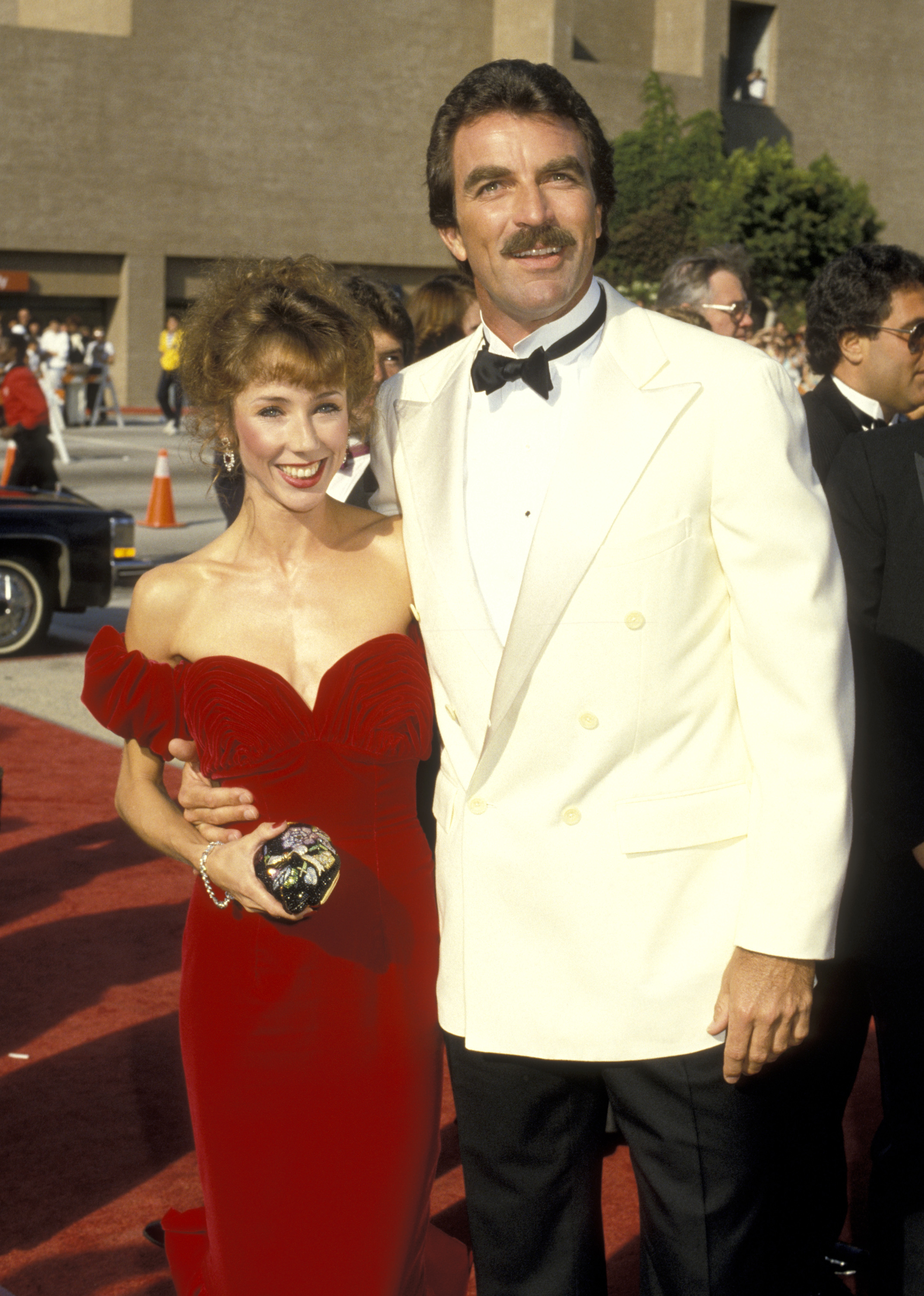 Jillie Joan Mack and Tom Selleck at the 38th Annual Primetime Emmy Awards in 1986 | Source: Getty Images