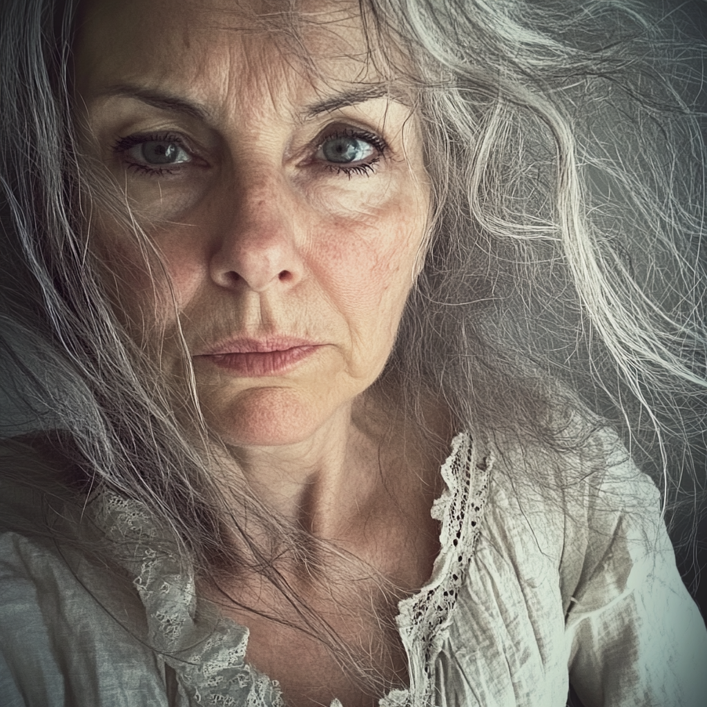 A close up of an older woman | Source: Midjourney