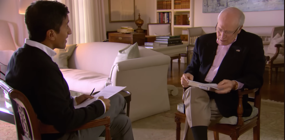 Dick Cheney speaking to Sanjay Gupta on "60 Minutes," from a video uploaded on November 4, 2025 | Source: Youtube/60 Minutes