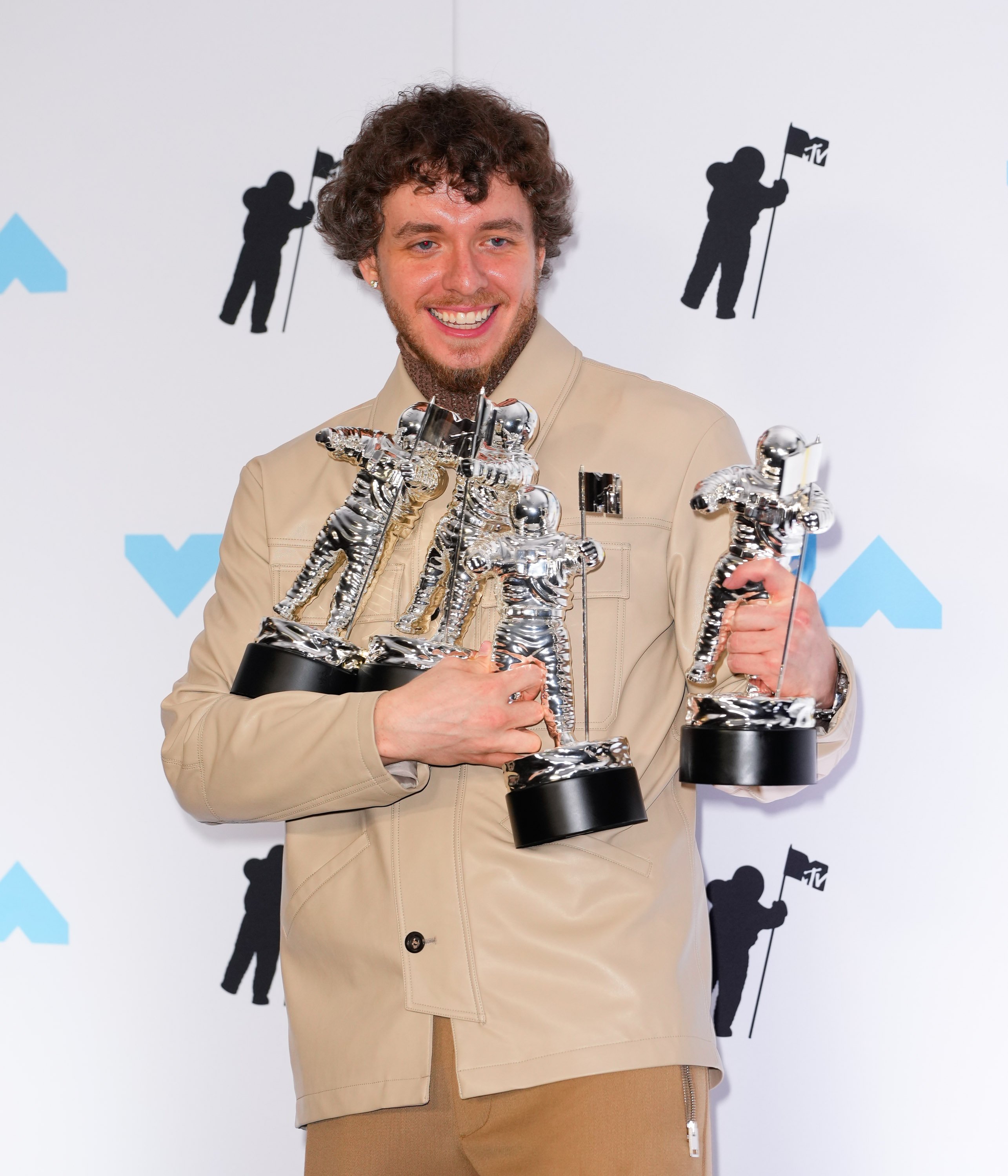 Jack Harlow arrives at the 2022 MTV VMAs on August 28, 2022 | Source: Getty Images