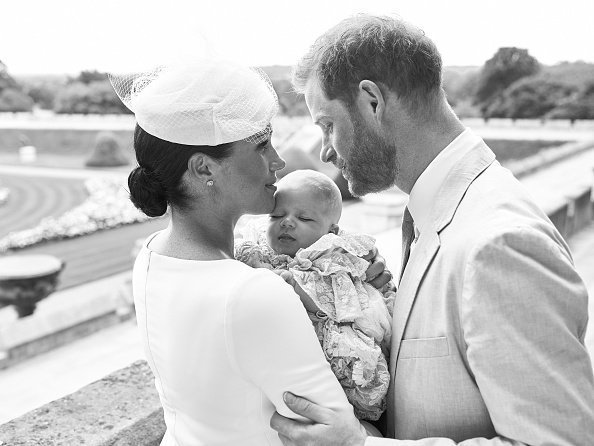 Duke and Duchess of Sussex, Prince Harry, Duke of Sussex and Meghan, Duchess of Sussex pose with their son, Archie Mountbatten-Windsor | Photo: Getty Images