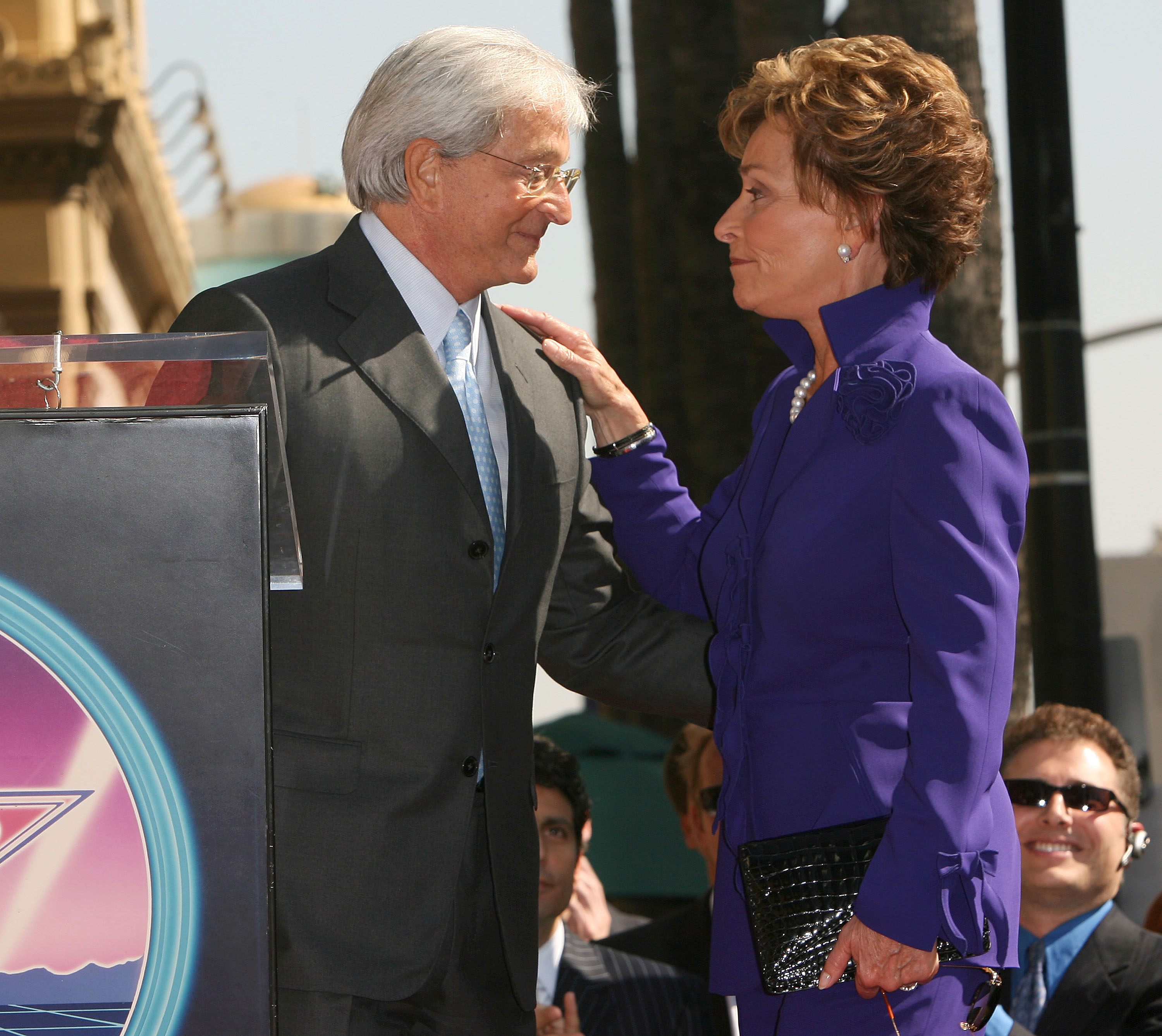 Judge Judy Sheindlin and Judge Jerry Sheindlin during Judge Judy Sheindlin Honored With a Star on the Hollywood Walk of Fame at 7065 Hollywood Boulevard on February 14, 2006 in Hollywood, California. | Source: Getty Images