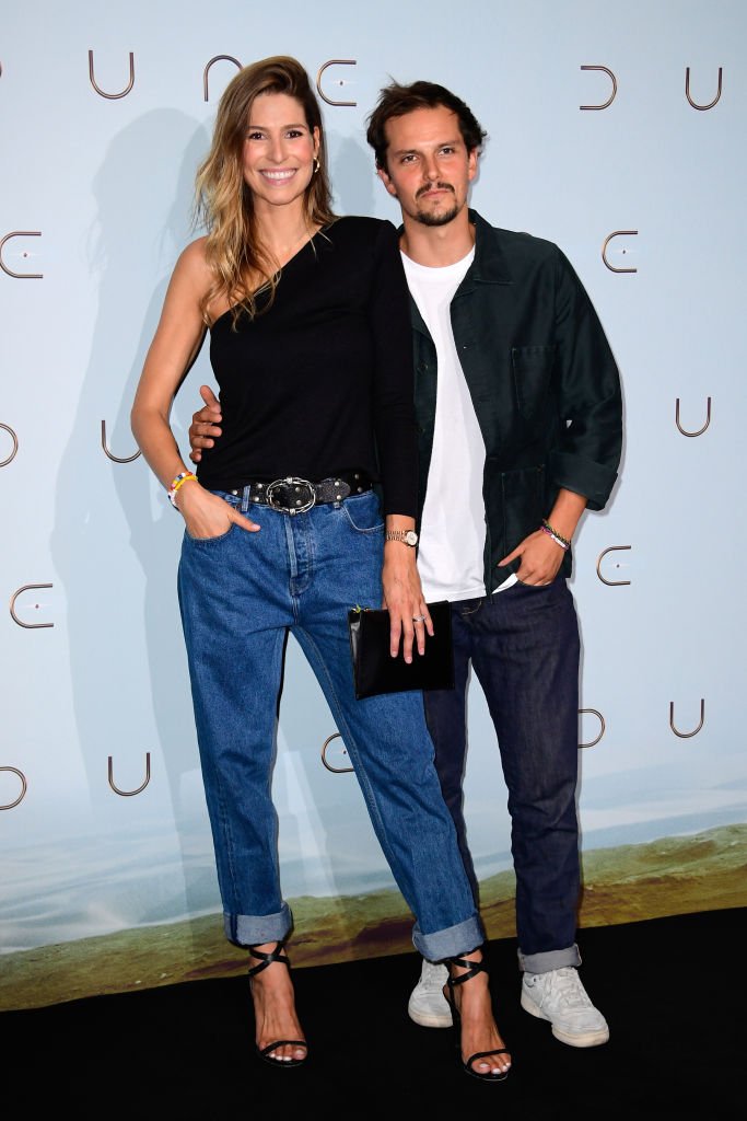 Laury Thilleman and Juan Arbelaez are participating in the photo call from 