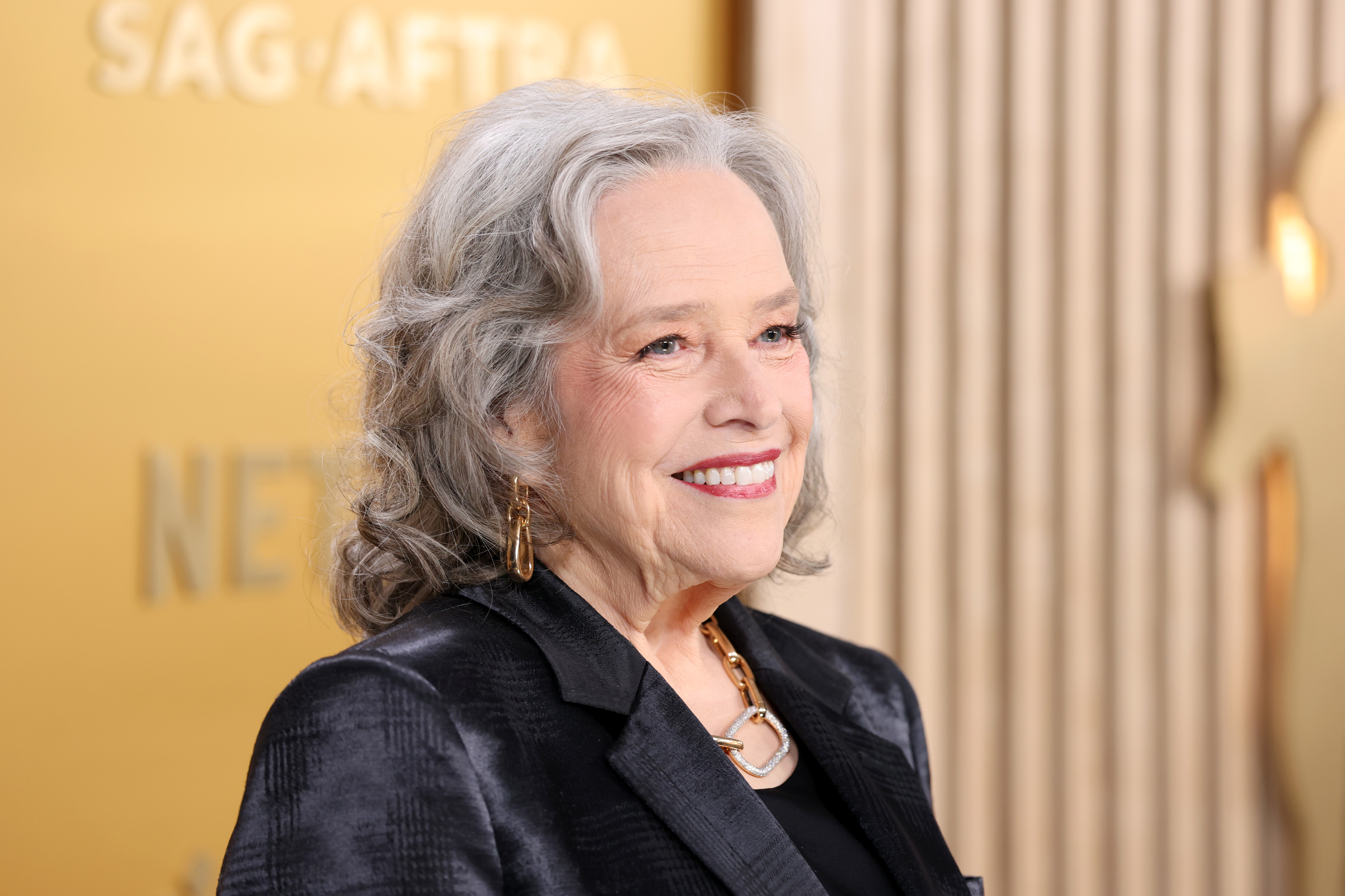 Kathy Bates at the 31st Annual Screen Actors Guild Awards in Los Angeles, California, on February 23, 2025 | Source: Getty Images