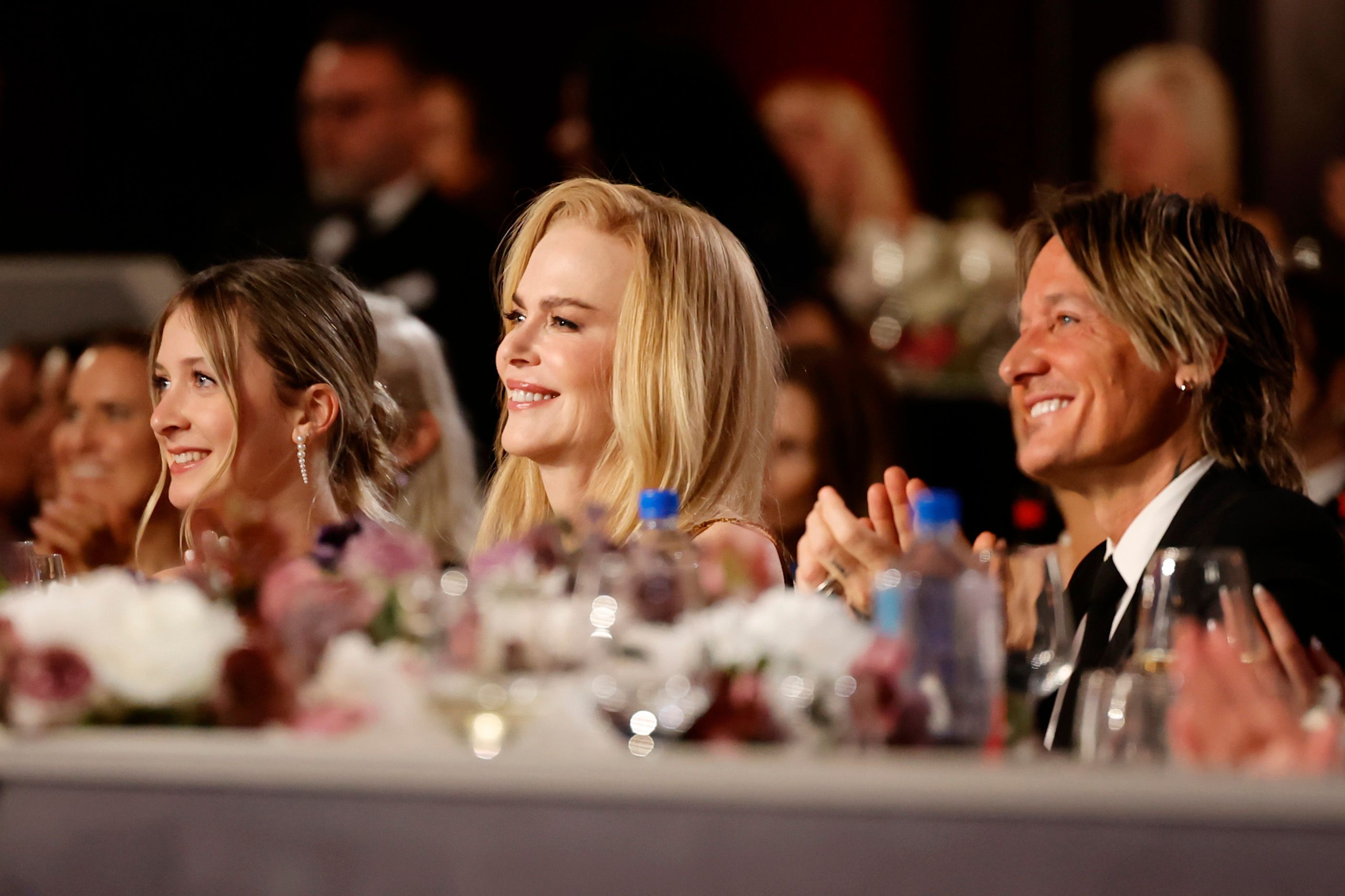 Faith Margaret Kidman Urban, Nicole Kidman, and Keith Urban attend the 49th Annual AFI Life Achievement Award Honoring Nicole Kidman on April 27, 2024 | Source: Getty Images