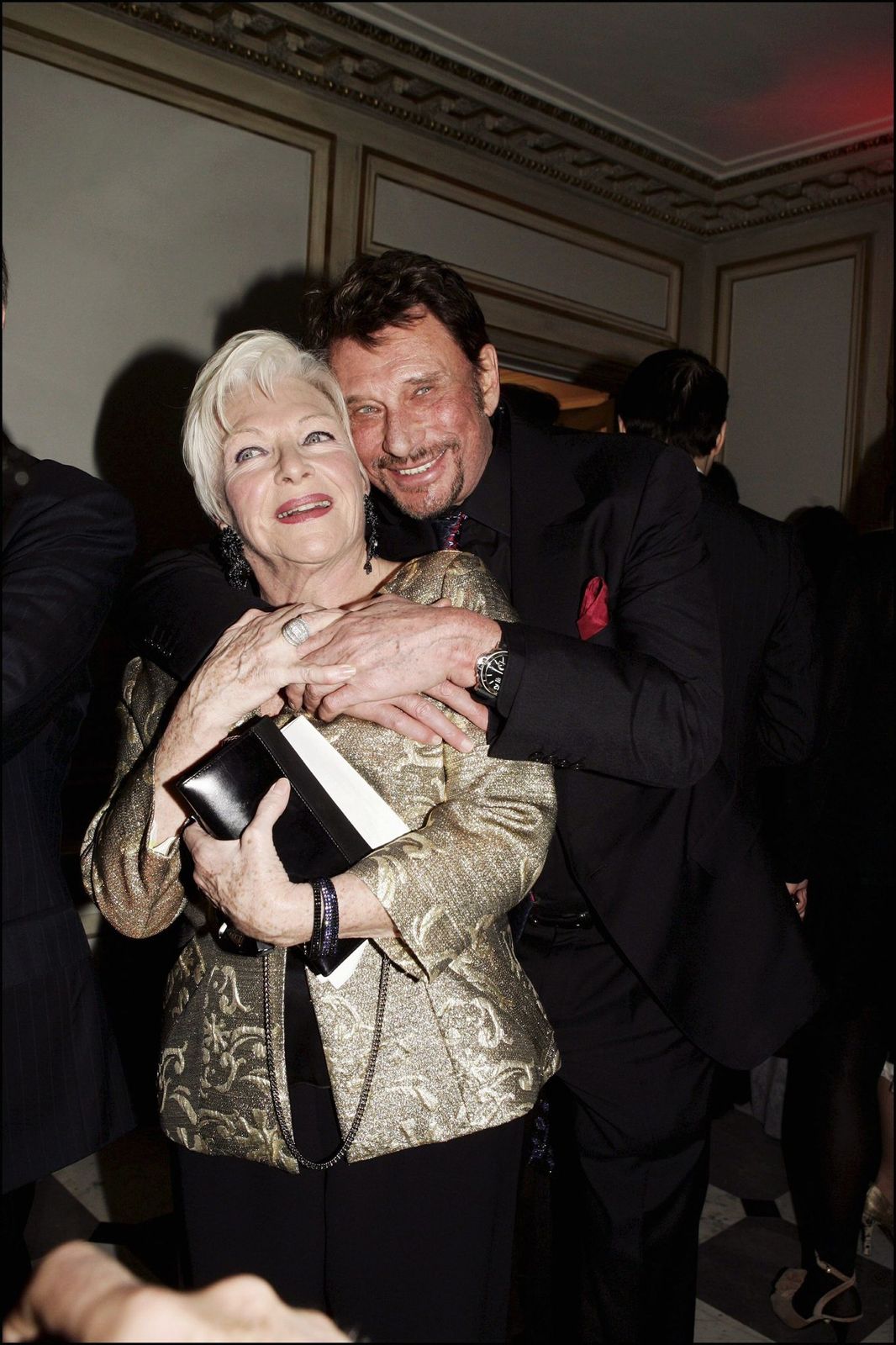 Line Renaud et Johnny Hallyday | Photo : Getty Images
