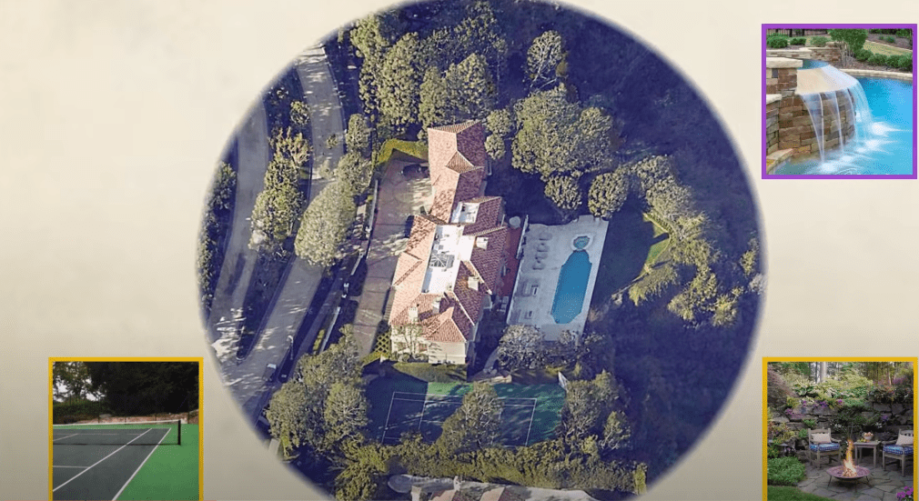 Cookie and Magic Johnson's Beverly Hills mansion from a YouTube video posted in May 2021 | Photo: YouTube/TheRichest