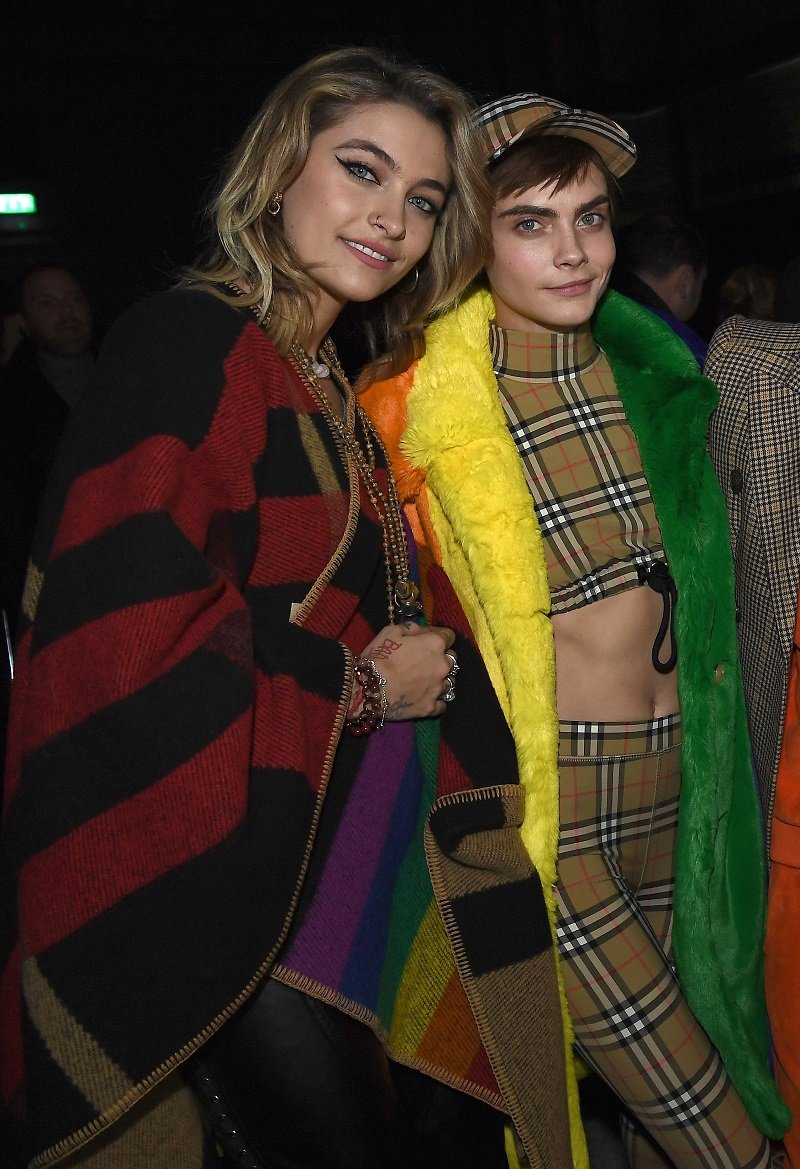 Paris Jackson and Cara Delevingne on February 17, 2018 in London, England | Photo: Getty Images