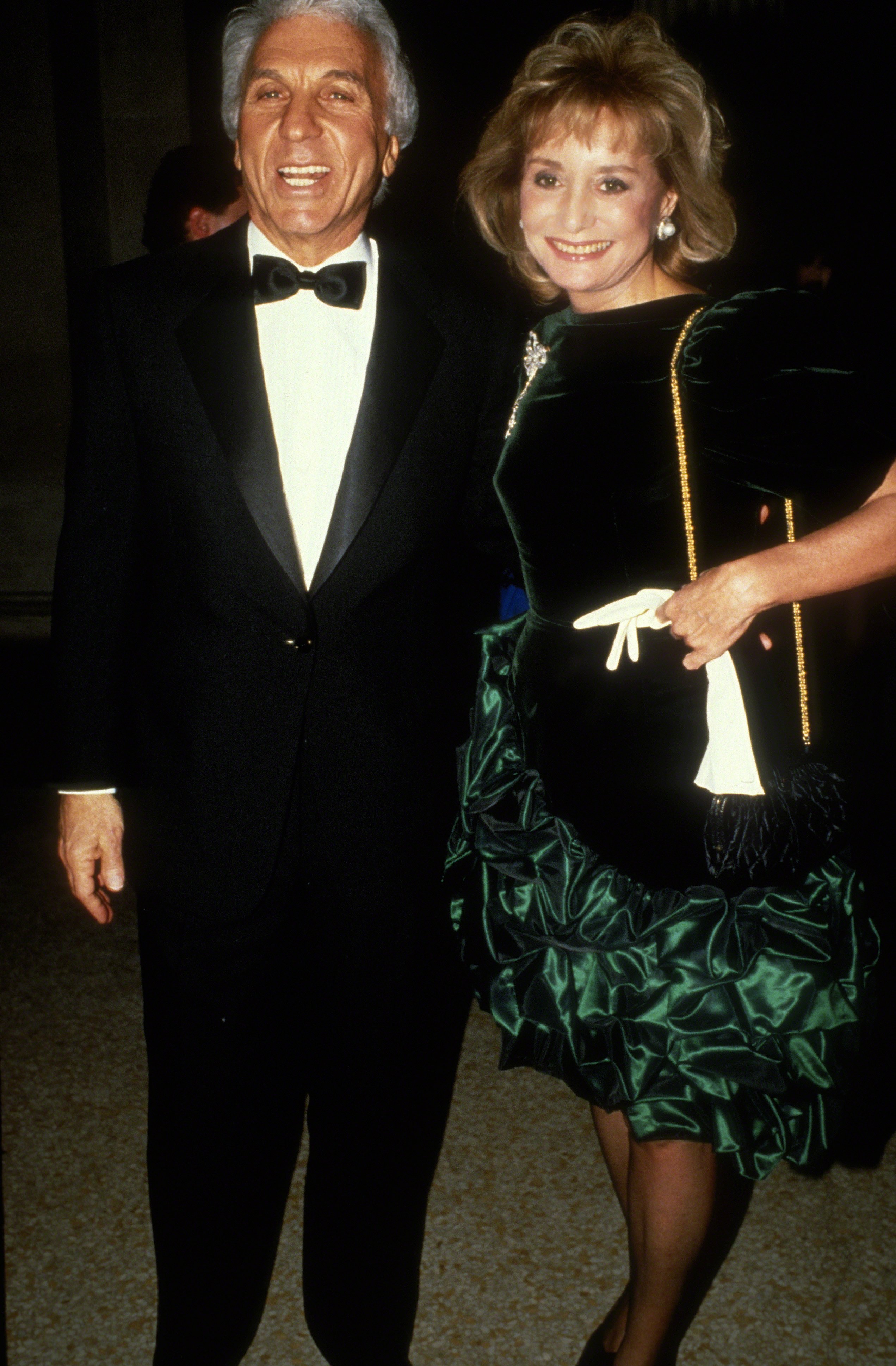 Barbara Walters and Merv Adelson circa 1988 in New York City. | Source: Getty Images