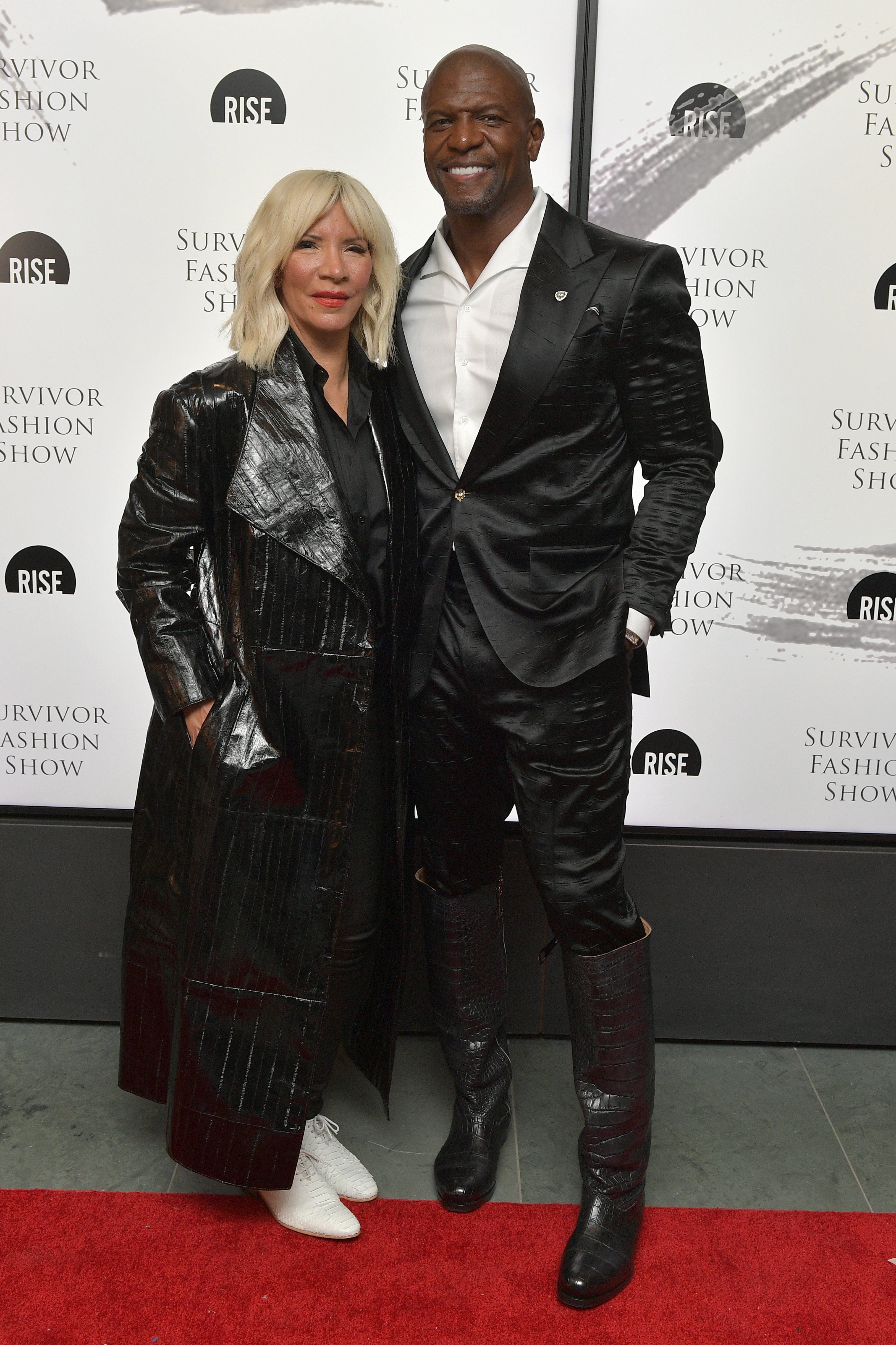 Rebecca King-Crews and Terry Crews attend Rise's Survivor Fashion Show during NYFW: The Shows at the Museum of Modern Art on September 10, 2021, in New York City. | Source: Getty Images