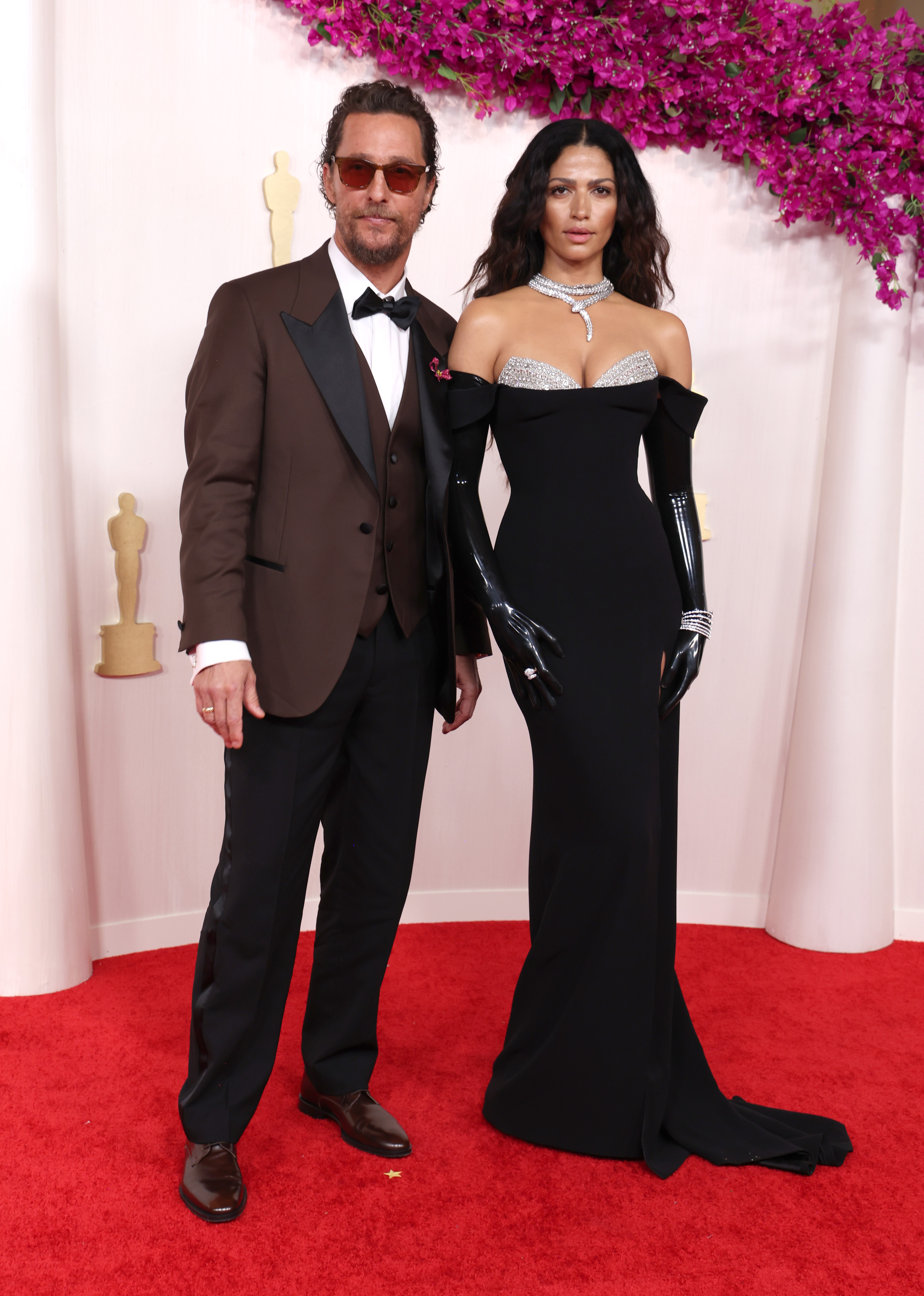 Matthew McConaughey and Camila Alves at the 96th Annual Academy Awards on March 10, 2024, in Hollywood, California | Source: Getty Images