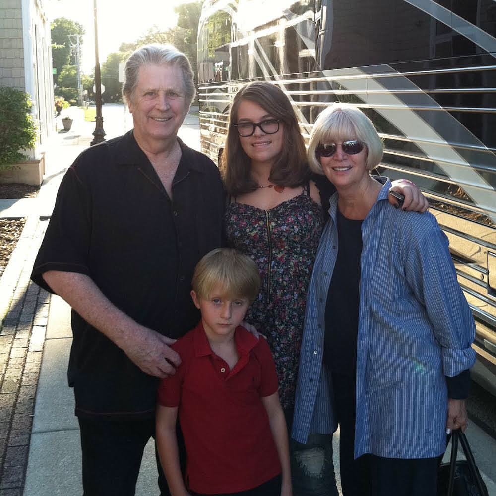 Brian and Melinda Wilson photographed with their family in 2011 from a post dated March 14, 2019. | Source: Instagram/brianwilsonlive