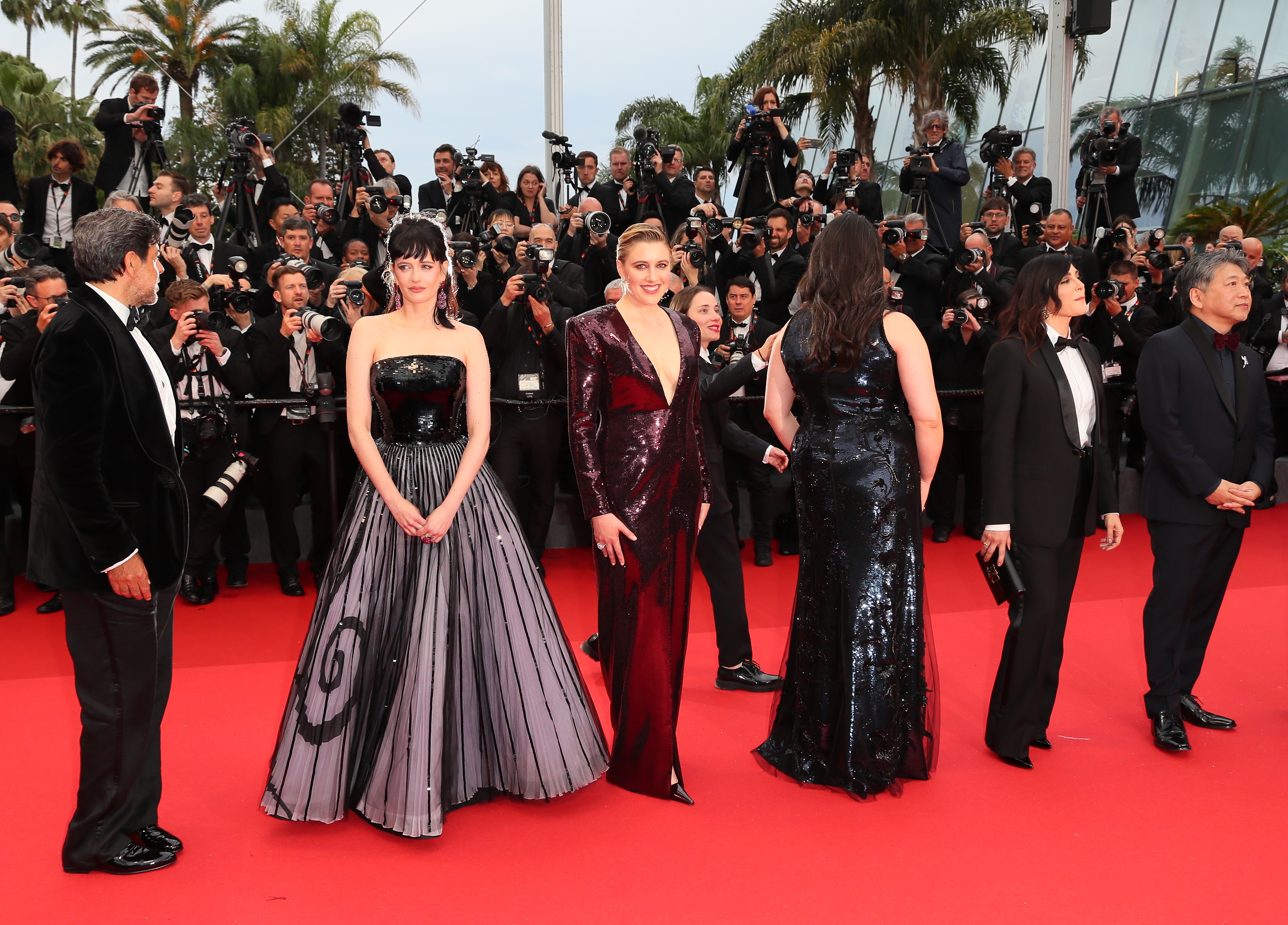 Eva Green and other members of the Jury at the 77th annual Cannes Film Festival on May 14, 2024 | Source: Getty Images