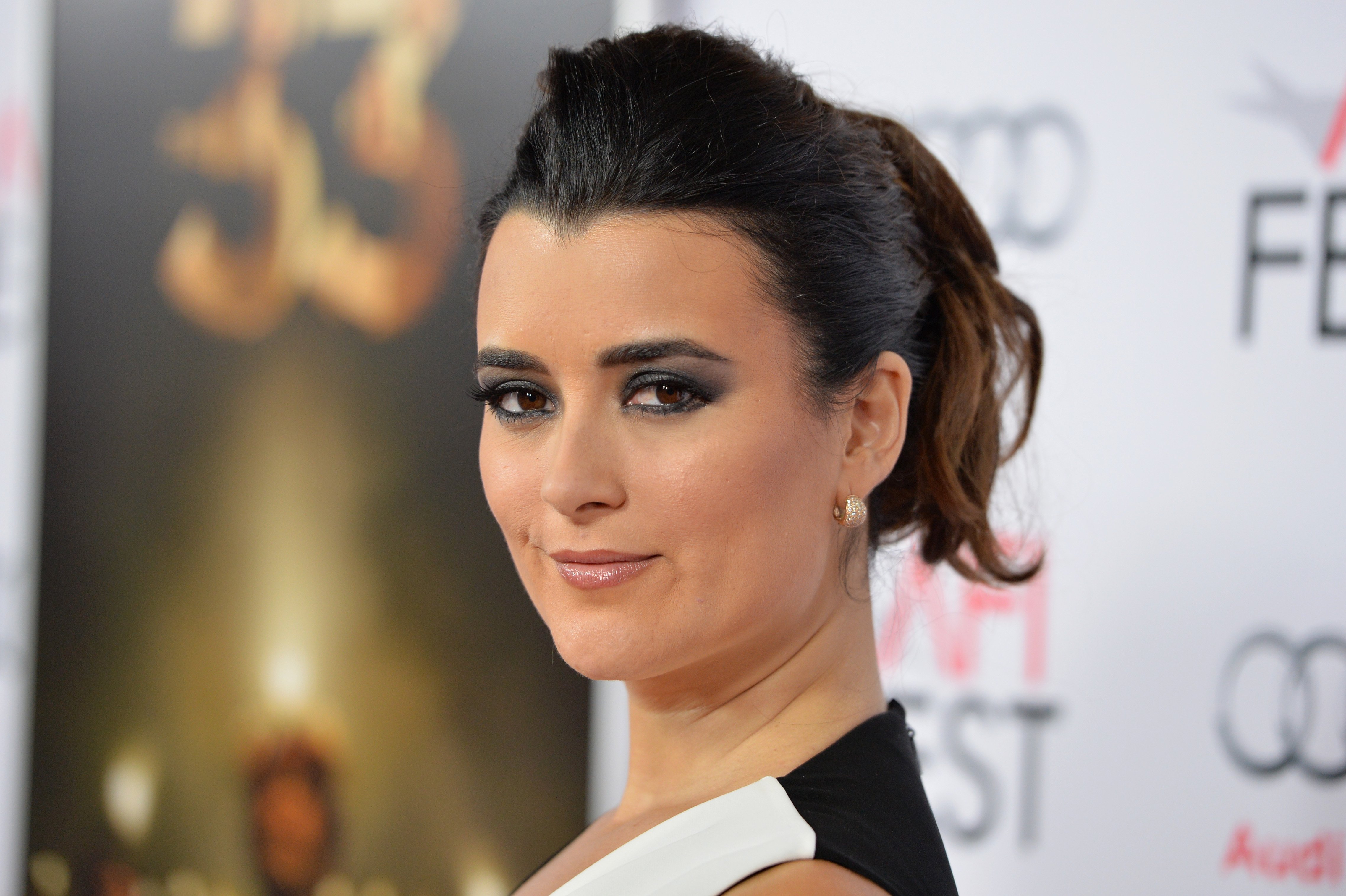 Cote de Pablo at the AFI FEST 2015 presented by Audi at TCL Chinese Theatre on November 9, 2015 | Photo: GettyImages