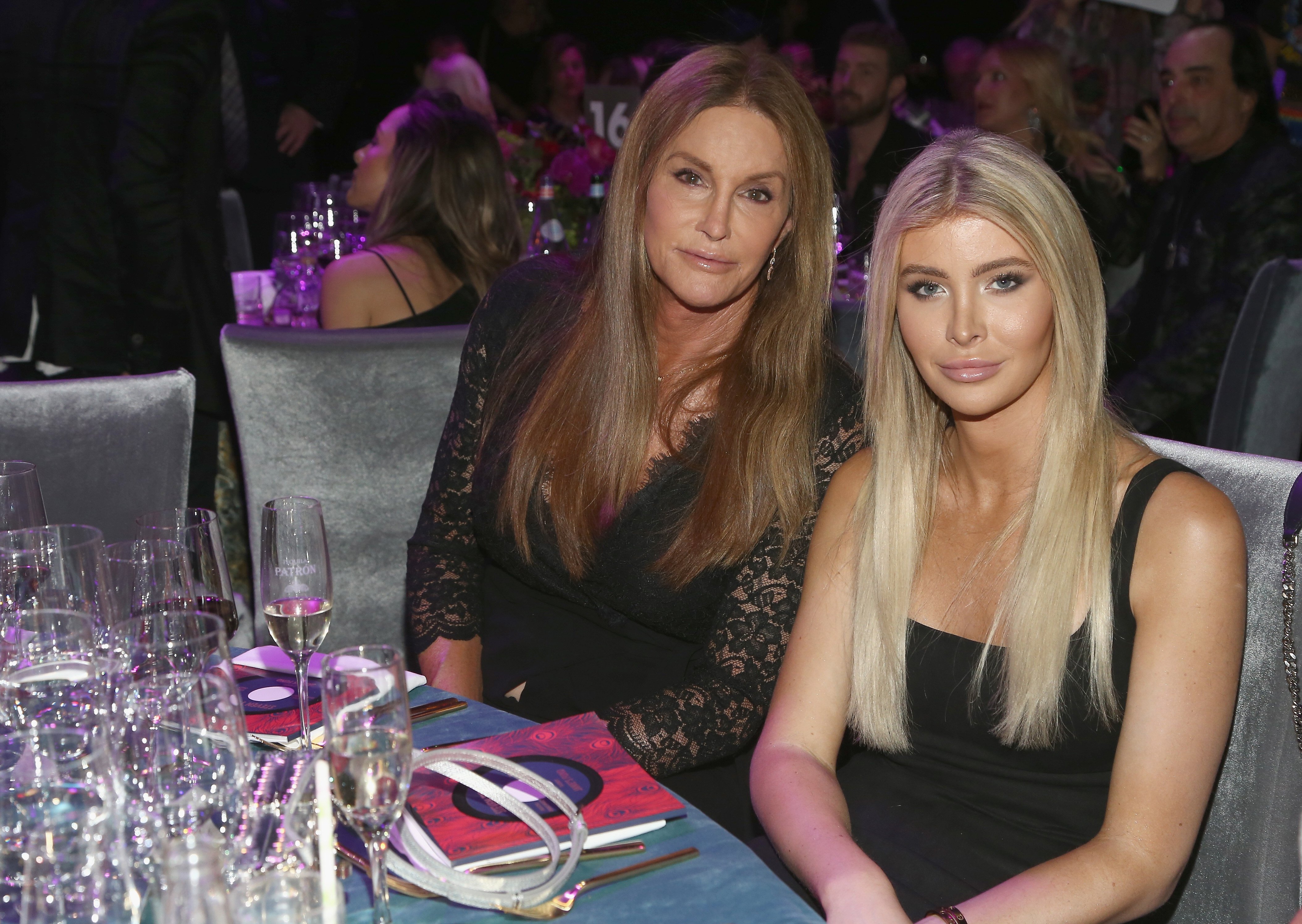 Caitlyn Jenner and Sophia Hutchins at Janie's Fund Gala & GRAMMY Viewing Party at Red Studios on January 28, 2018 in Los Angeles, California | Photo: Getty Images