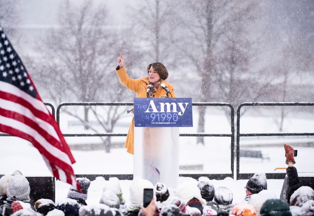 Sen. Amy Klobuchar announces her presidential bid in Minneapolis, Minnesota | Photo: Getty Images