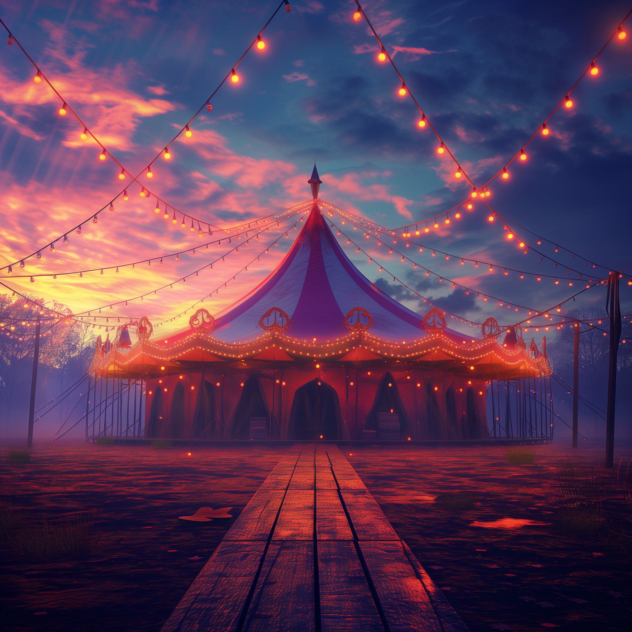 A circus tent | Source: Midjourney