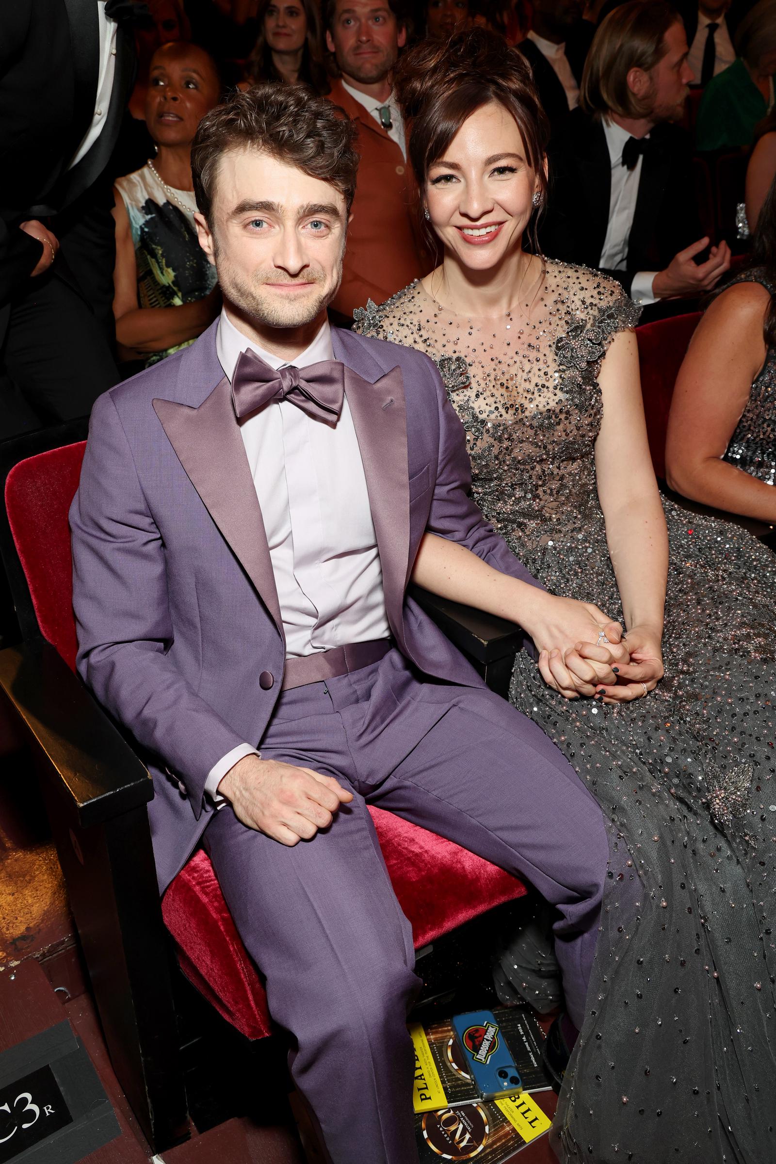 Daniel Radcliffe and Erin Darke attend The 77th Annual Tony Awards at David H. Koch Theater at Lincoln Center on June 16, 2024, in New York City | Source: Getty Images