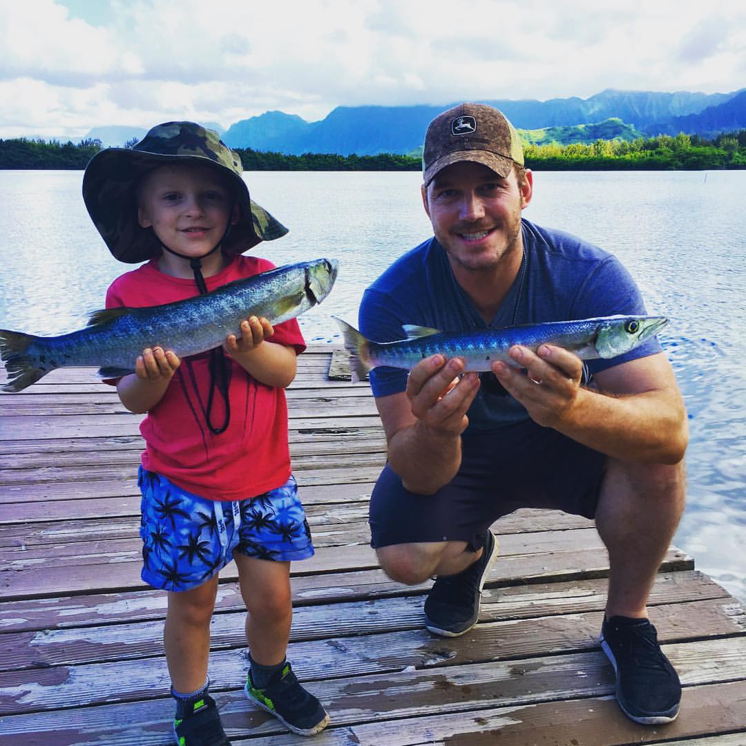 Jack and Chris Pratt from a post dated June 29, 2017. | Source: Instagram/prattprattpratt