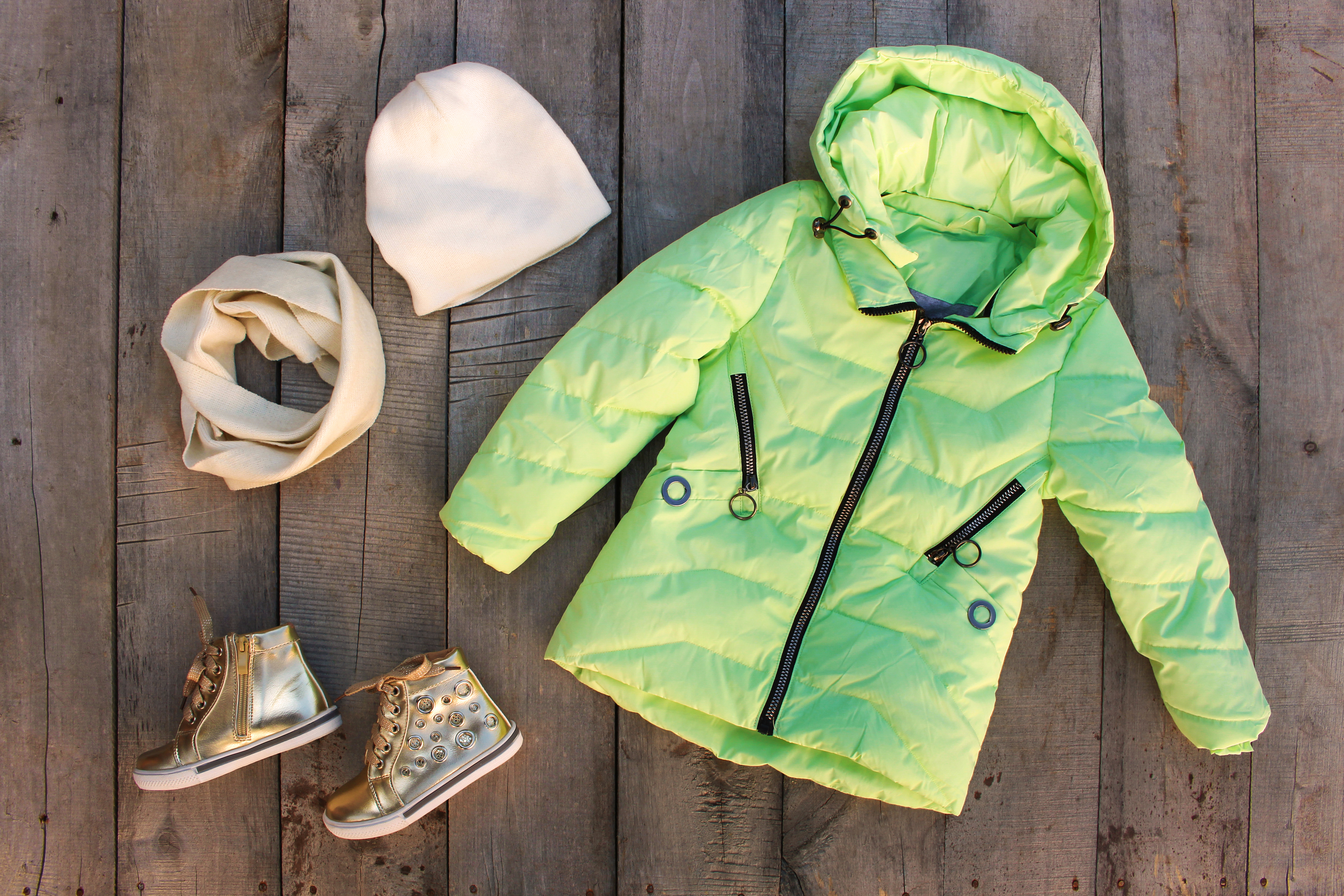 A child's jacket with other accessories | Source: Shutterstock