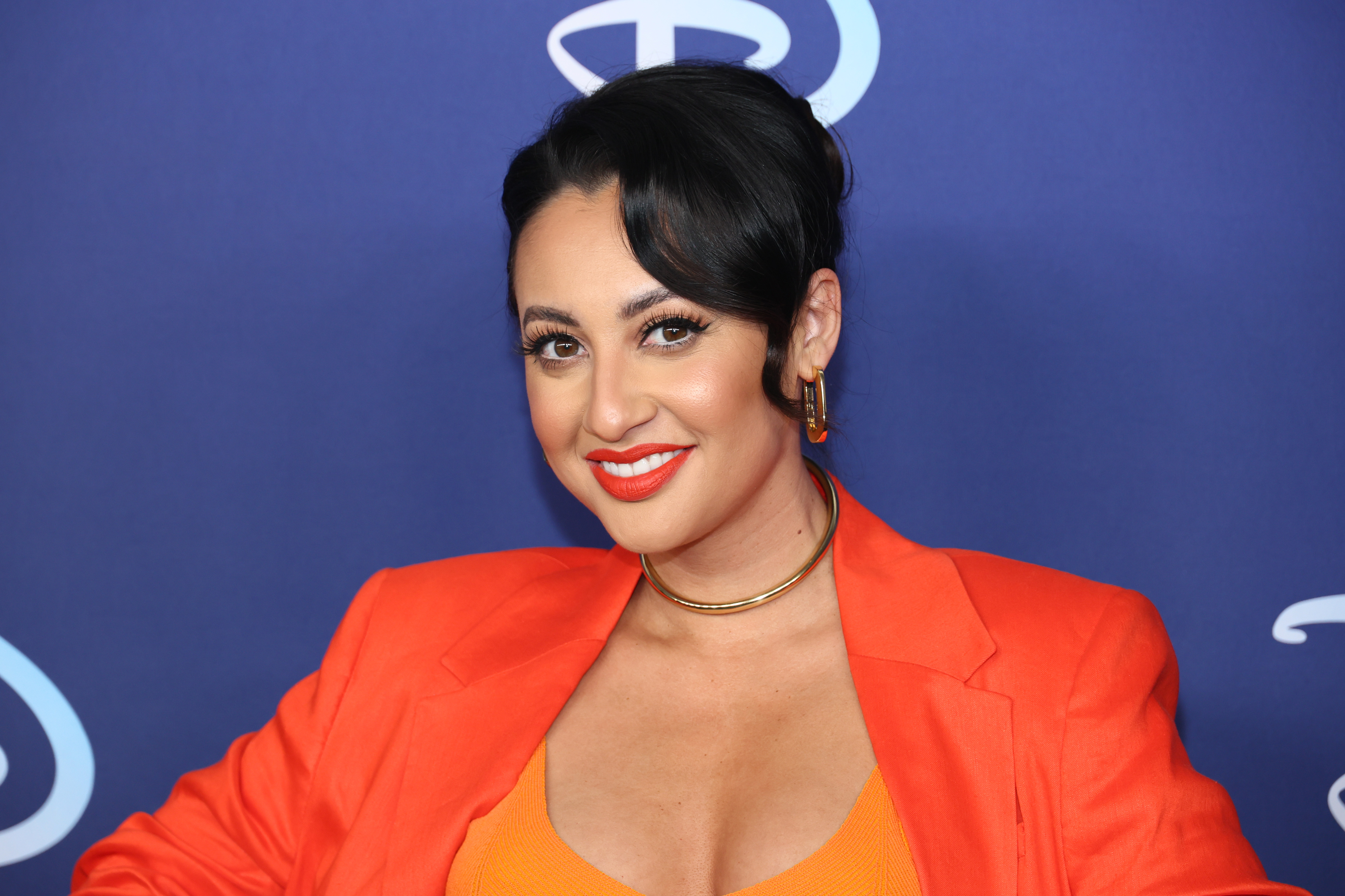 Francia Raisa attends the 2022 ABC Disney Upfront at Basketball City - Pier 36 - South Street on May 17, 2022, in New York City | Source: Getty Images