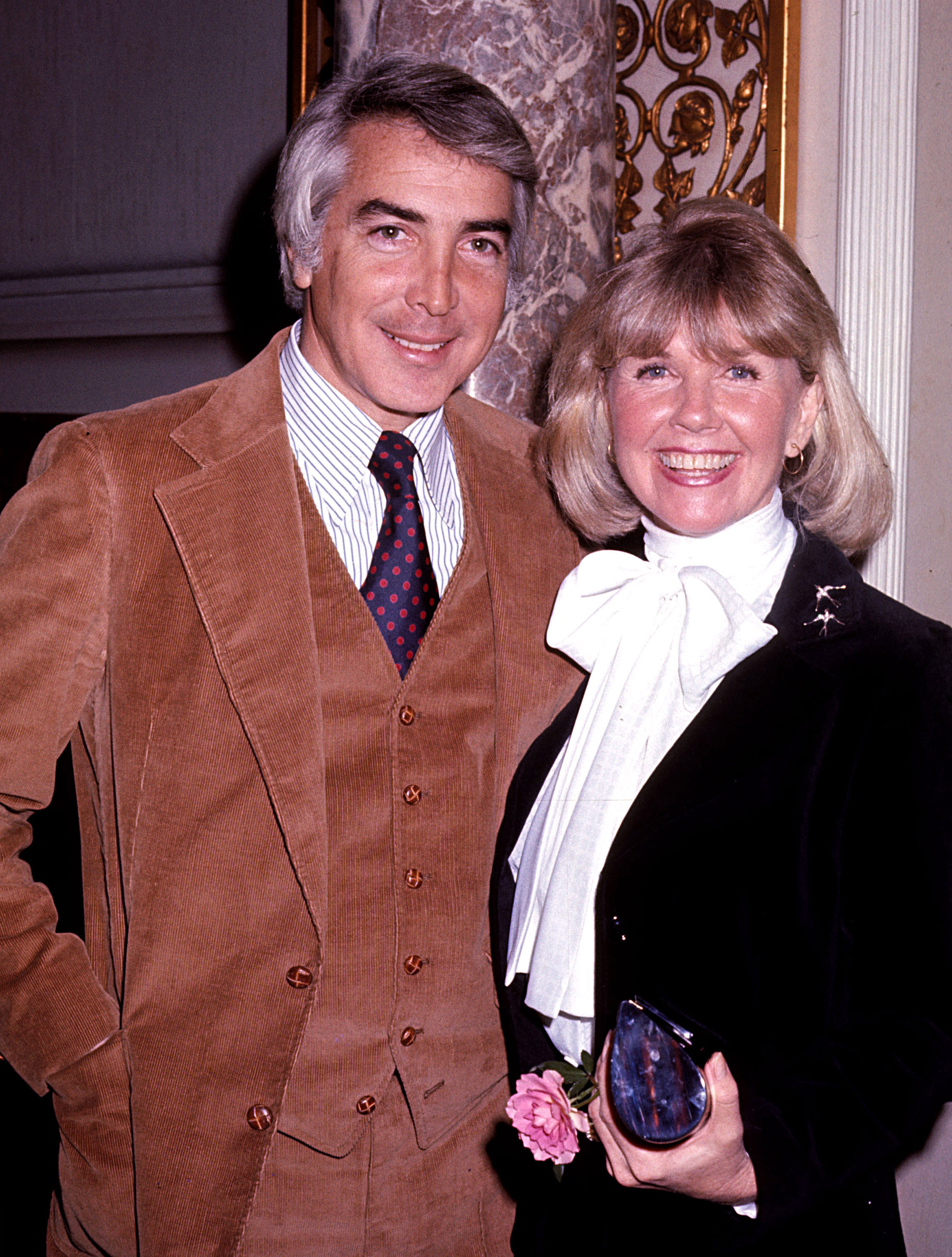 Doris Day and Barry Comden at the Pierre Hotel in 1976 | Source: Getty Images 