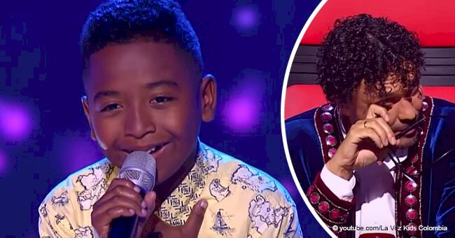 He's just a kid, but his enchanting voice puts tears in the judges eyes