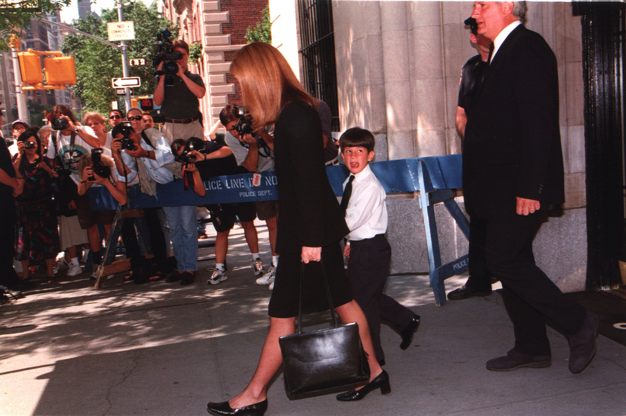 Caroline Kennedy and Jack Schlossberg in New York on July 23, 1999. | Source: Getty Images