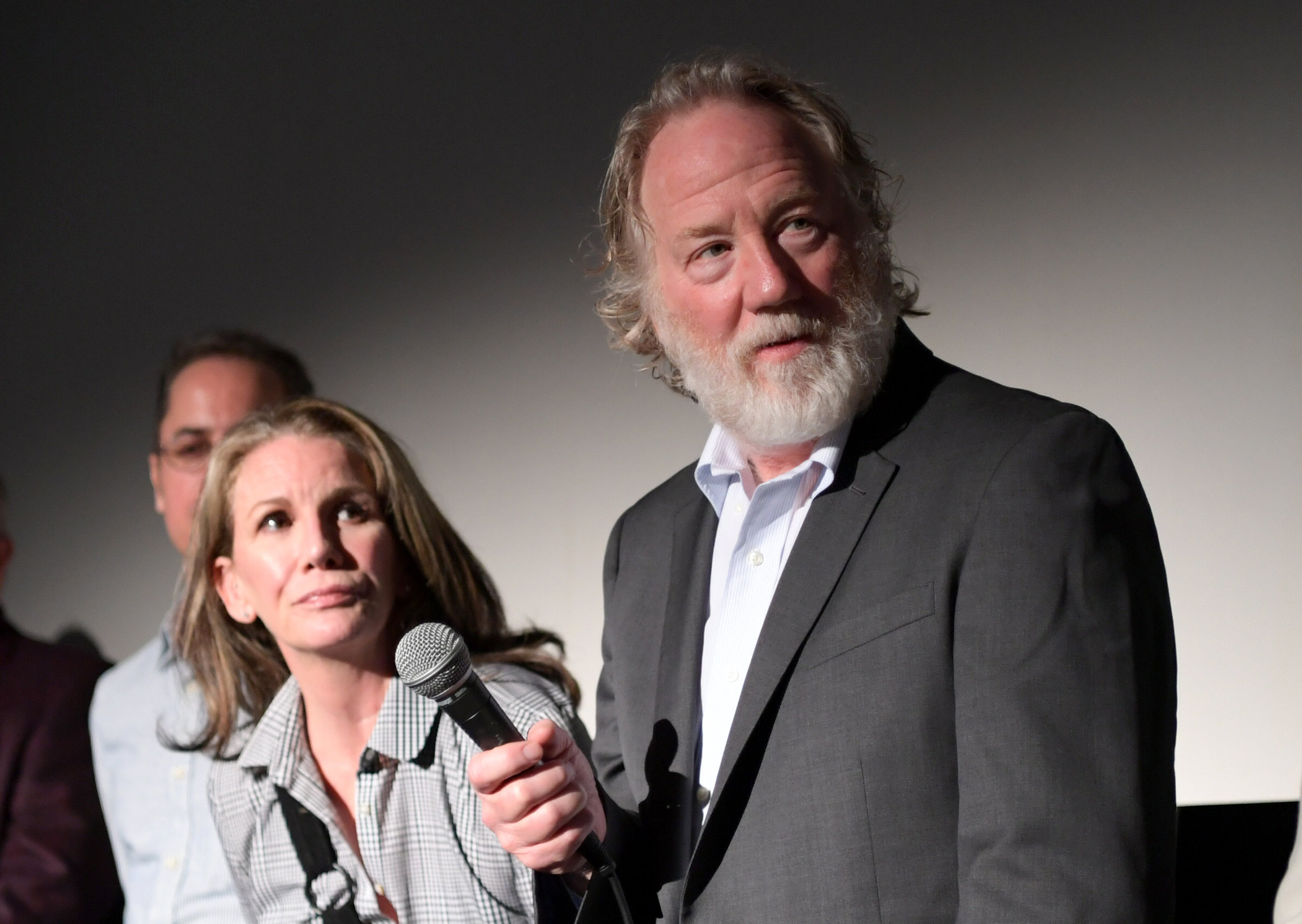 Melissa Gilbert and Timothy Busfield speak at a screening of Guest Artist during the Santa Barbara International Film Festival, in, California, on February 9, 2019 | Source: Getty Images
