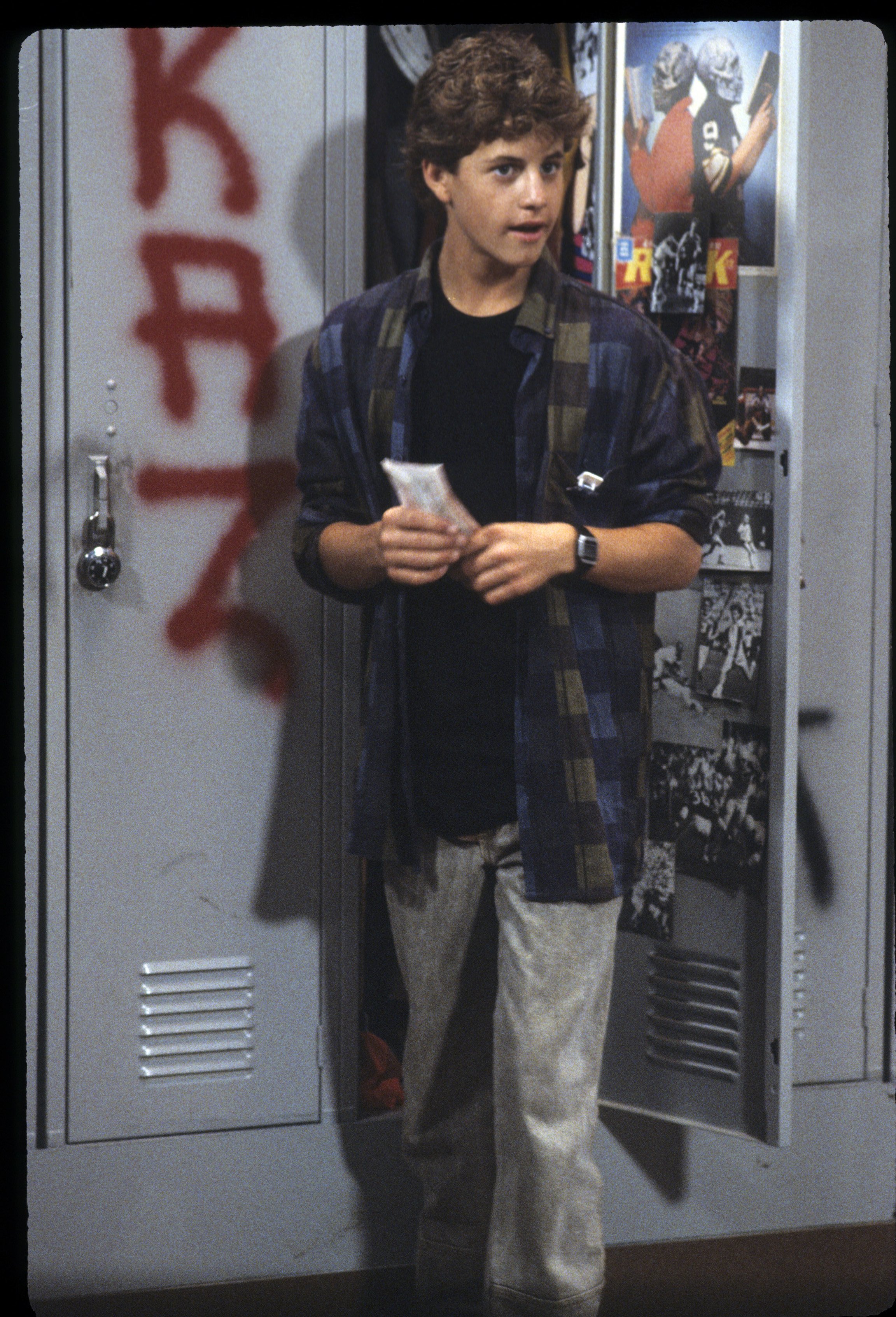 Kirk Cameron as Mike Seaver in the television show, "Growing Pains" on October 1, 1985 | Source: Getty Images