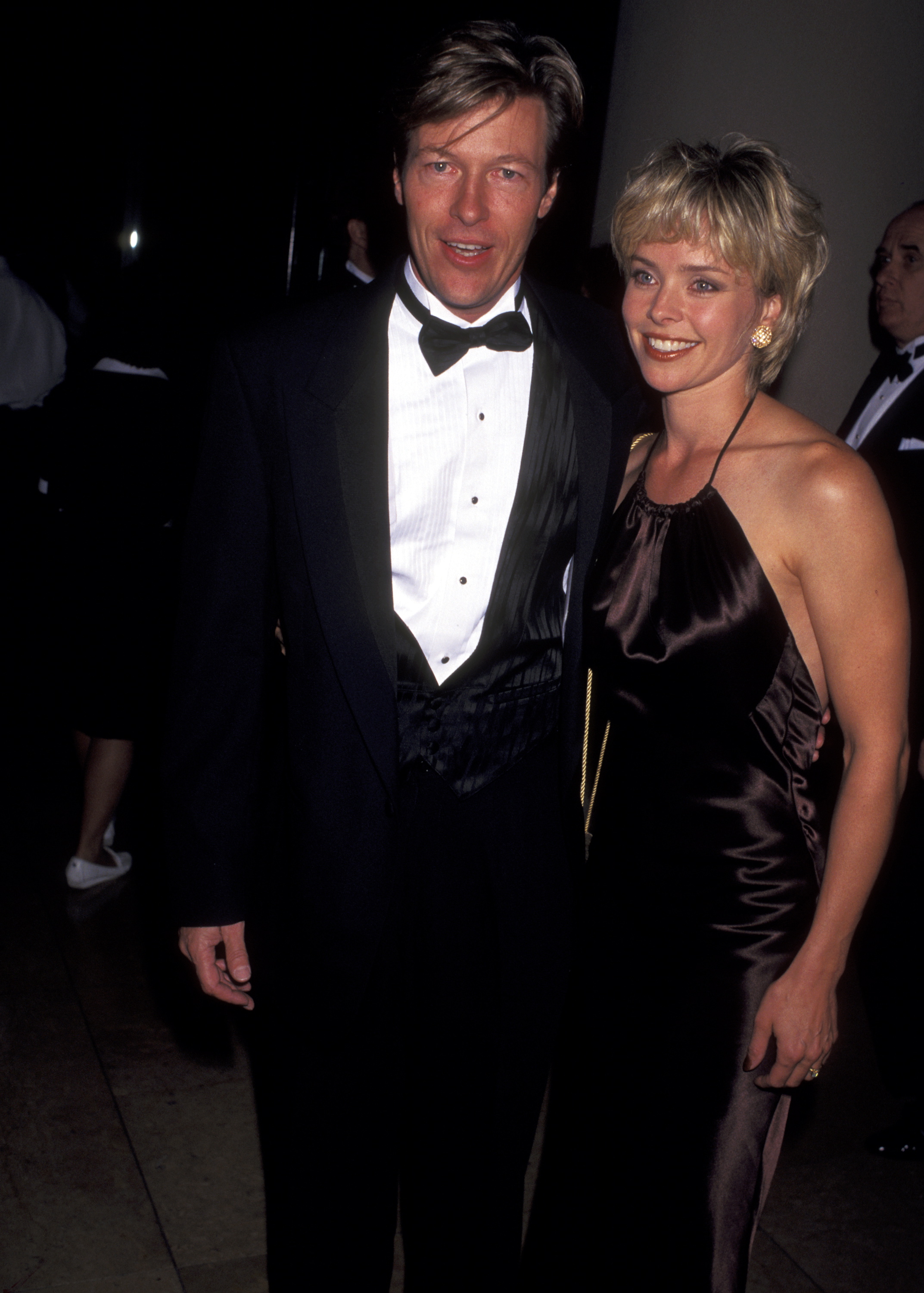 Jack Wagner and Kristina Wagner at the Beverly Hilton Hotel, Beverly Hills, in 1996 | Source: Getty Images