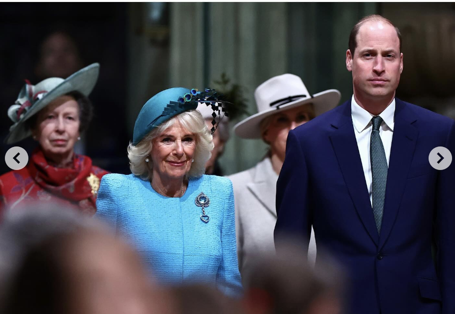 Queen Camilla, Prince William, the Princess Royal and the Duchess of Edinburgh as seen in an Instagram post dated March 12, 2024 | Source: Instagram.com/theroyalfamily/