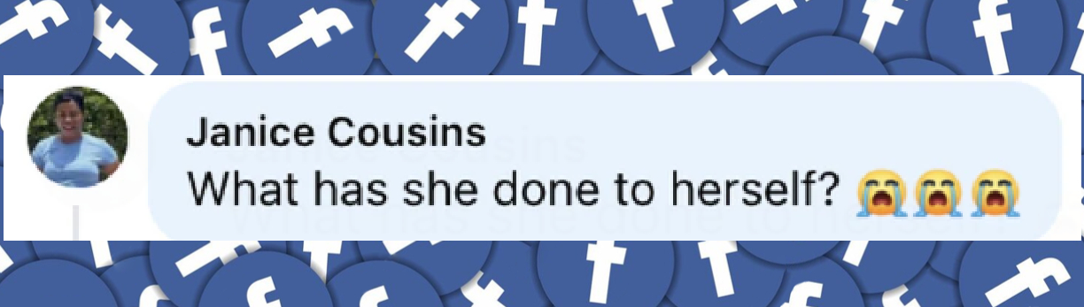 A netizen comments on Serena Williams' online post, dated July 2025 | Source: Facebook/SerenaWilliams